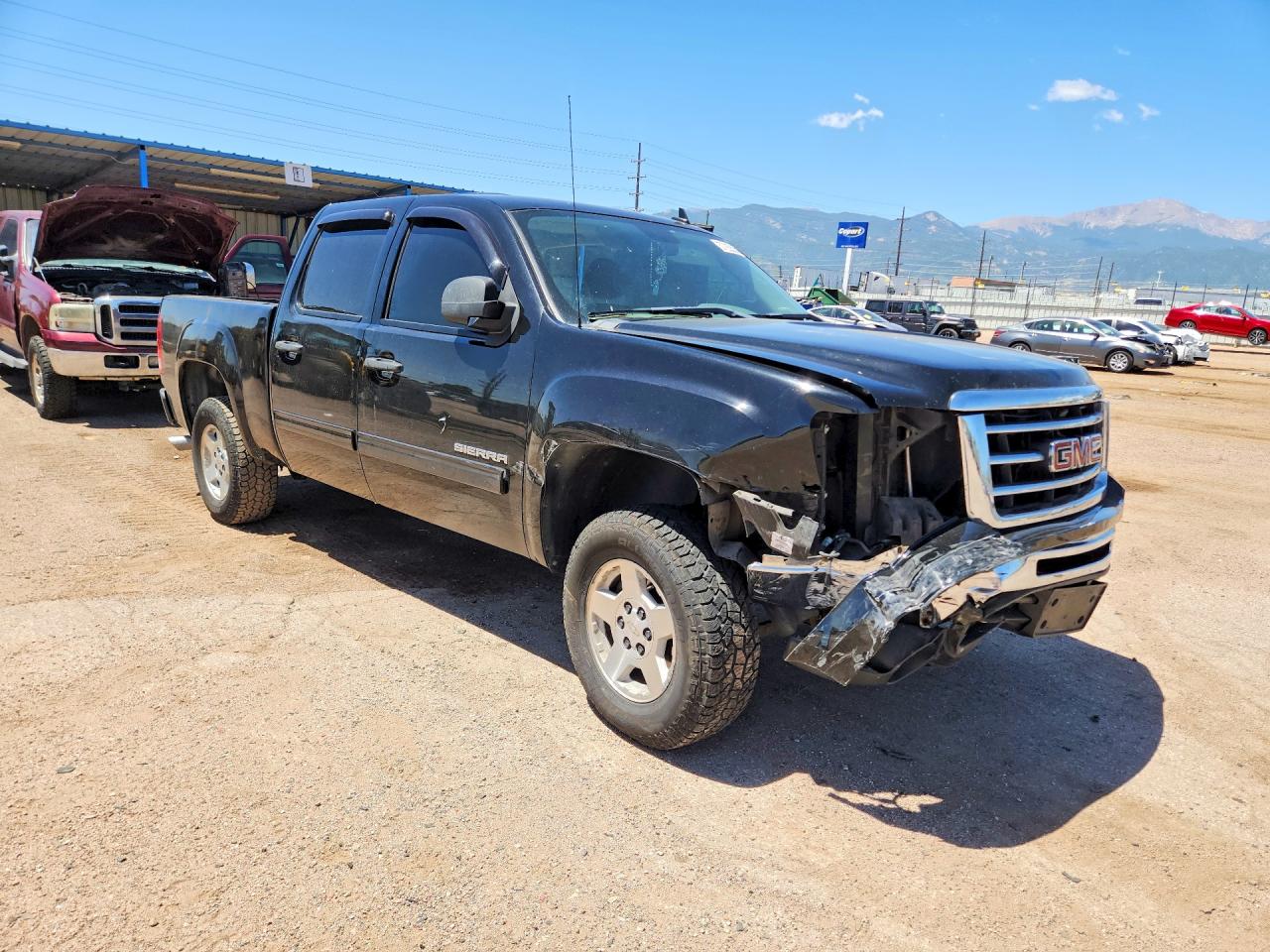2012 Gmc Sierra K1500 Sl Black vin: 3GTP2UEA5CG120751