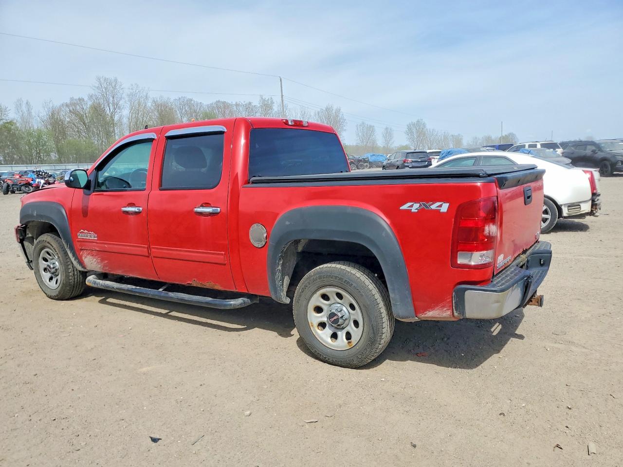 2013 Gmc Sierra K1500 Sl Red vin: 3GTP2UEA5DG339291