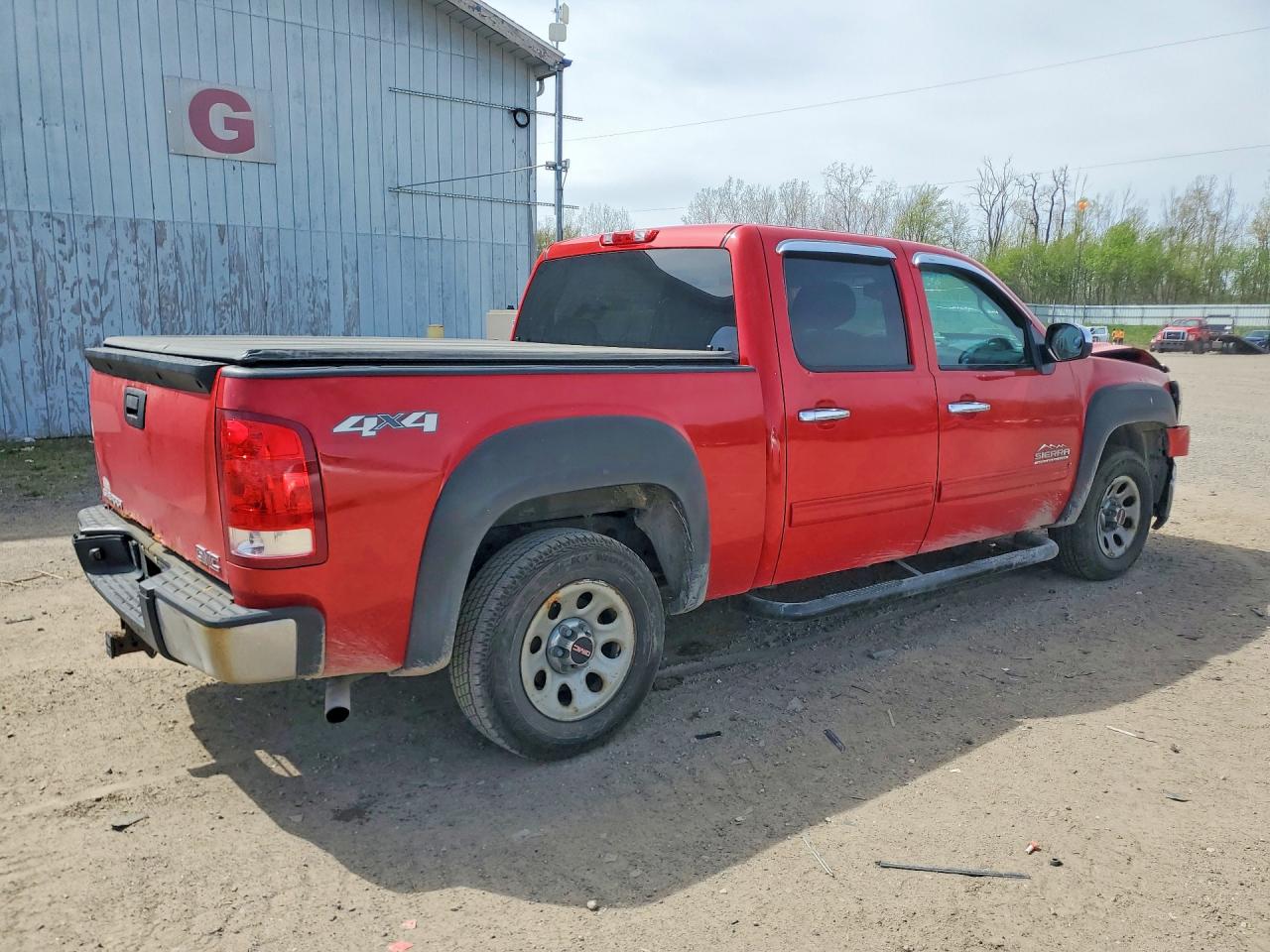 2013 Gmc Sierra K1500 Sl Red vin: 3GTP2UEA5DG339291