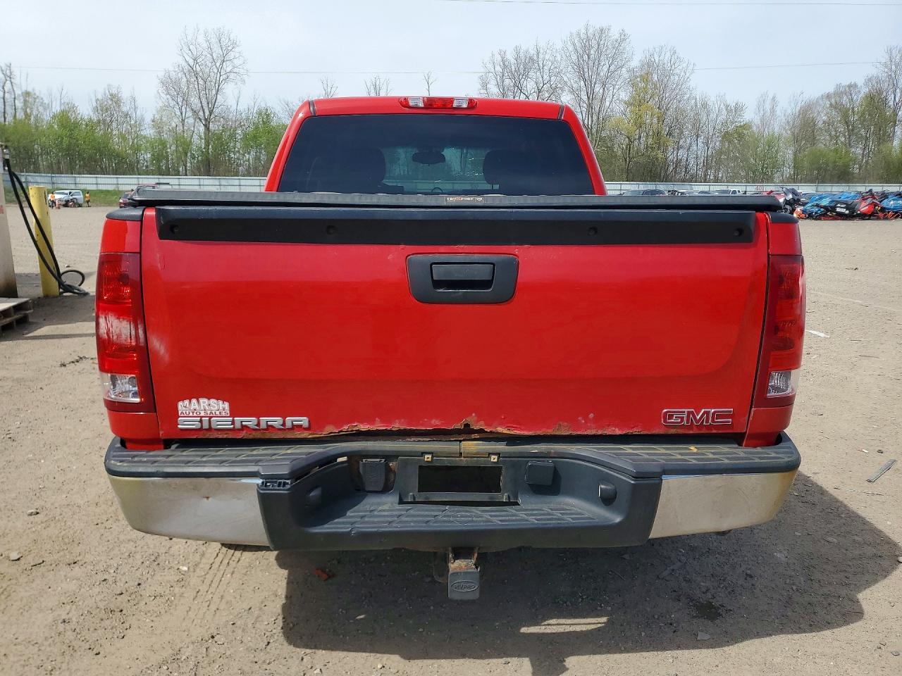 2013 Gmc Sierra K1500 Sl Red vin: 3GTP2UEA5DG339291