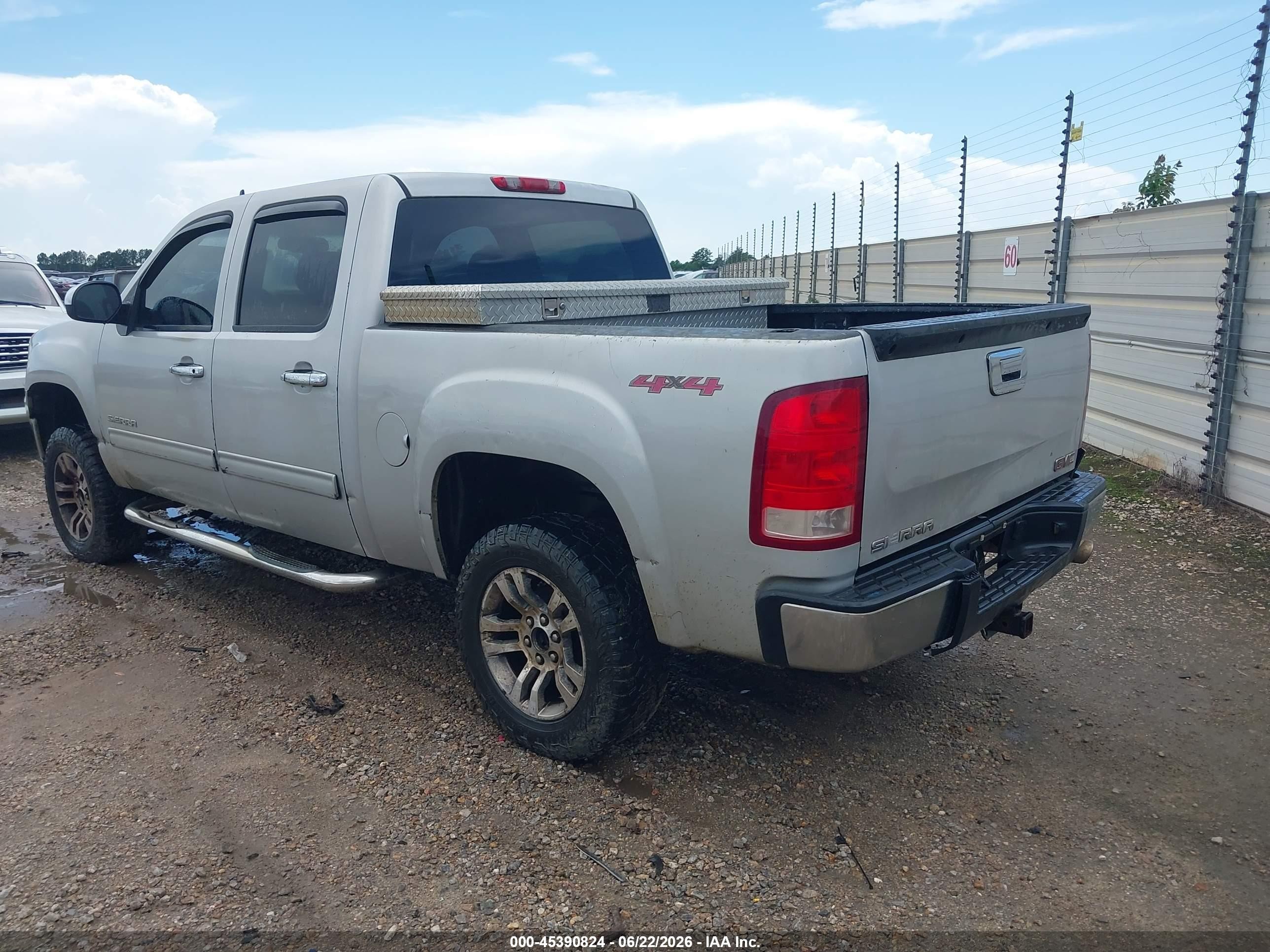 2012 Gmc Sierra 1500 Sl Silver vin: 3GTP2UEA8CG245310