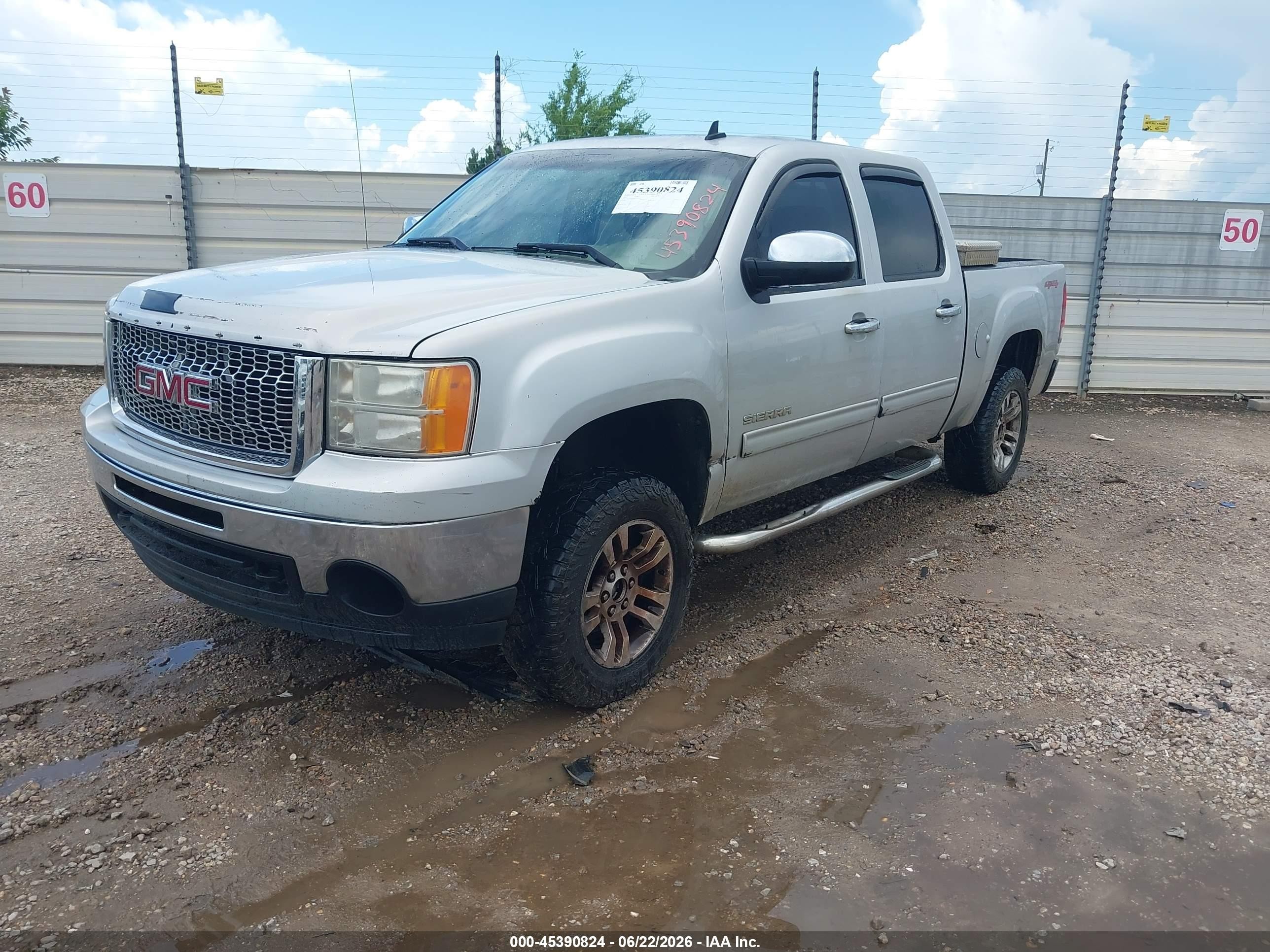 2012 Gmc Sierra 1500 Sl Silver vin: 3GTP2UEA8CG245310