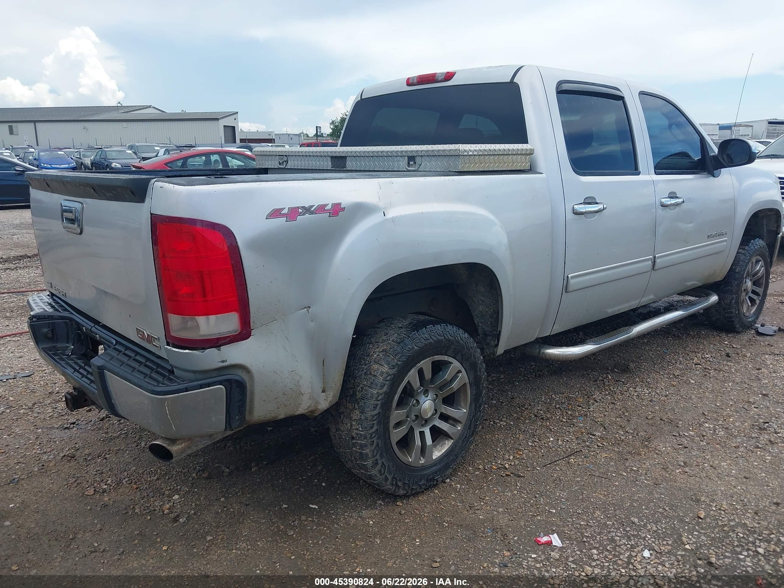 2012 Gmc Sierra 1500 Sl Silver vin: 3GTP2UEA8CG245310