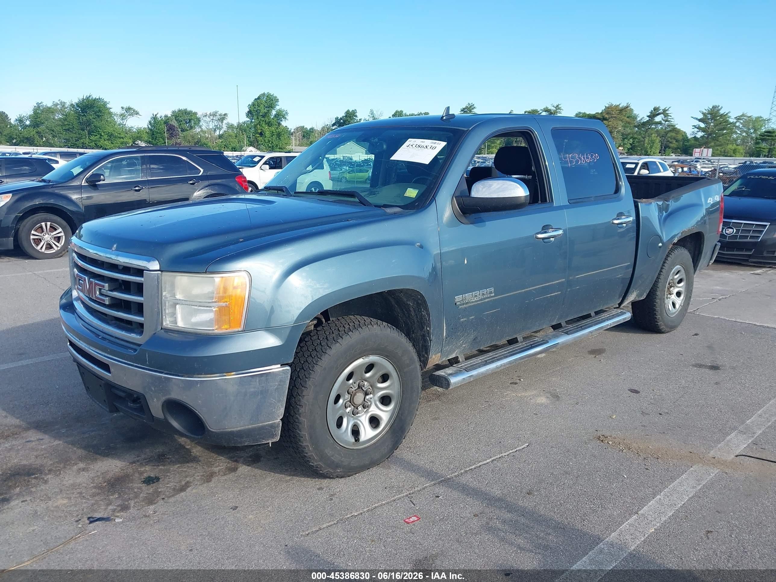 2013 Gmc Sierra 1500 Sl Teal vin: 3GTP2UEA8DG336806
