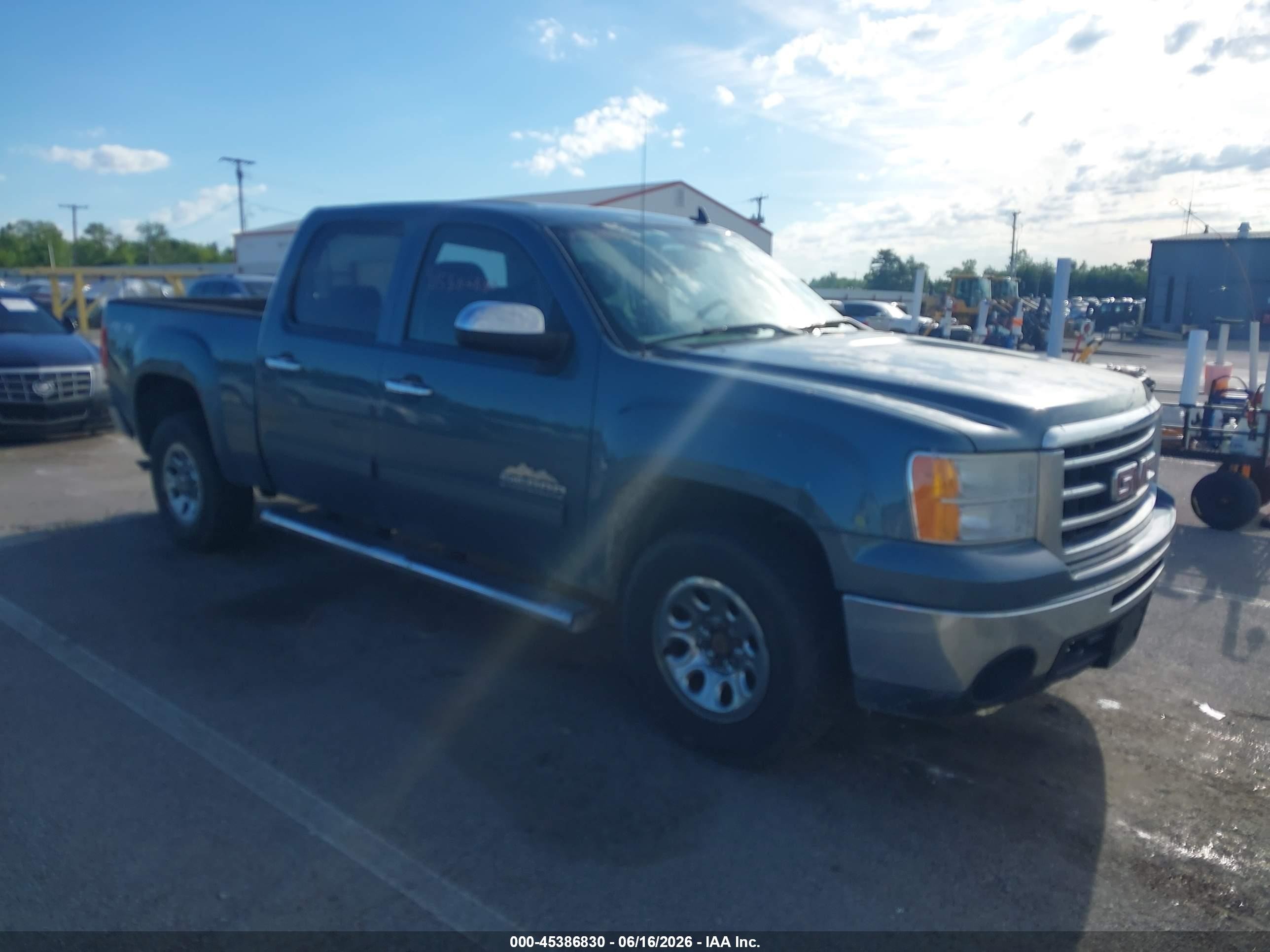2013 Gmc Sierra 1500 Sl Teal vin: 3GTP2UEA8DG336806