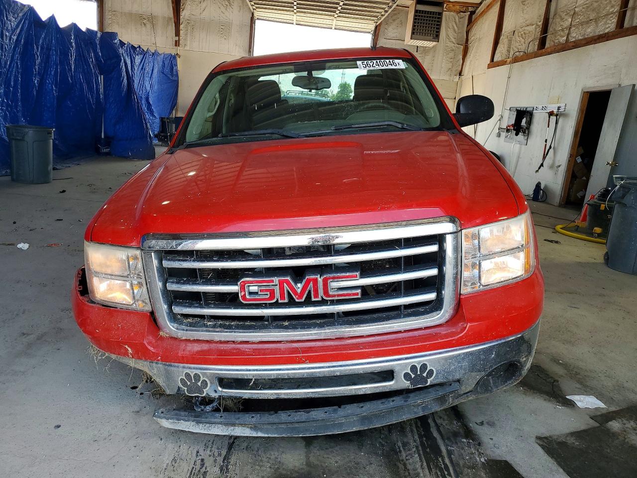 2012 Gmc Sierra K1500 Sl Red vin: 3GTP2UEAXCG244790