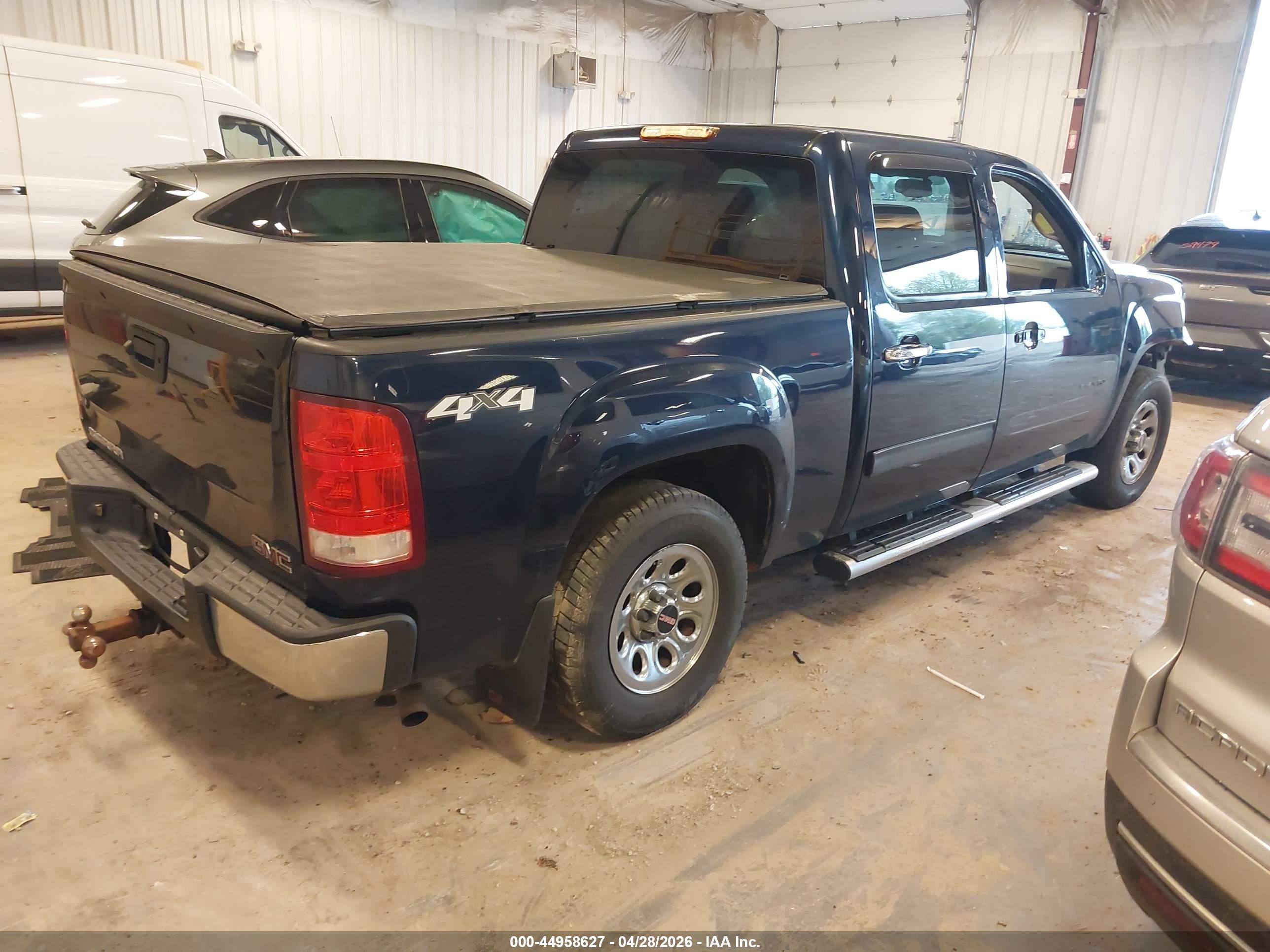 2012 Gmc Sierra 1500 Sl Navy vin: 3GTP2UEAXCG294895