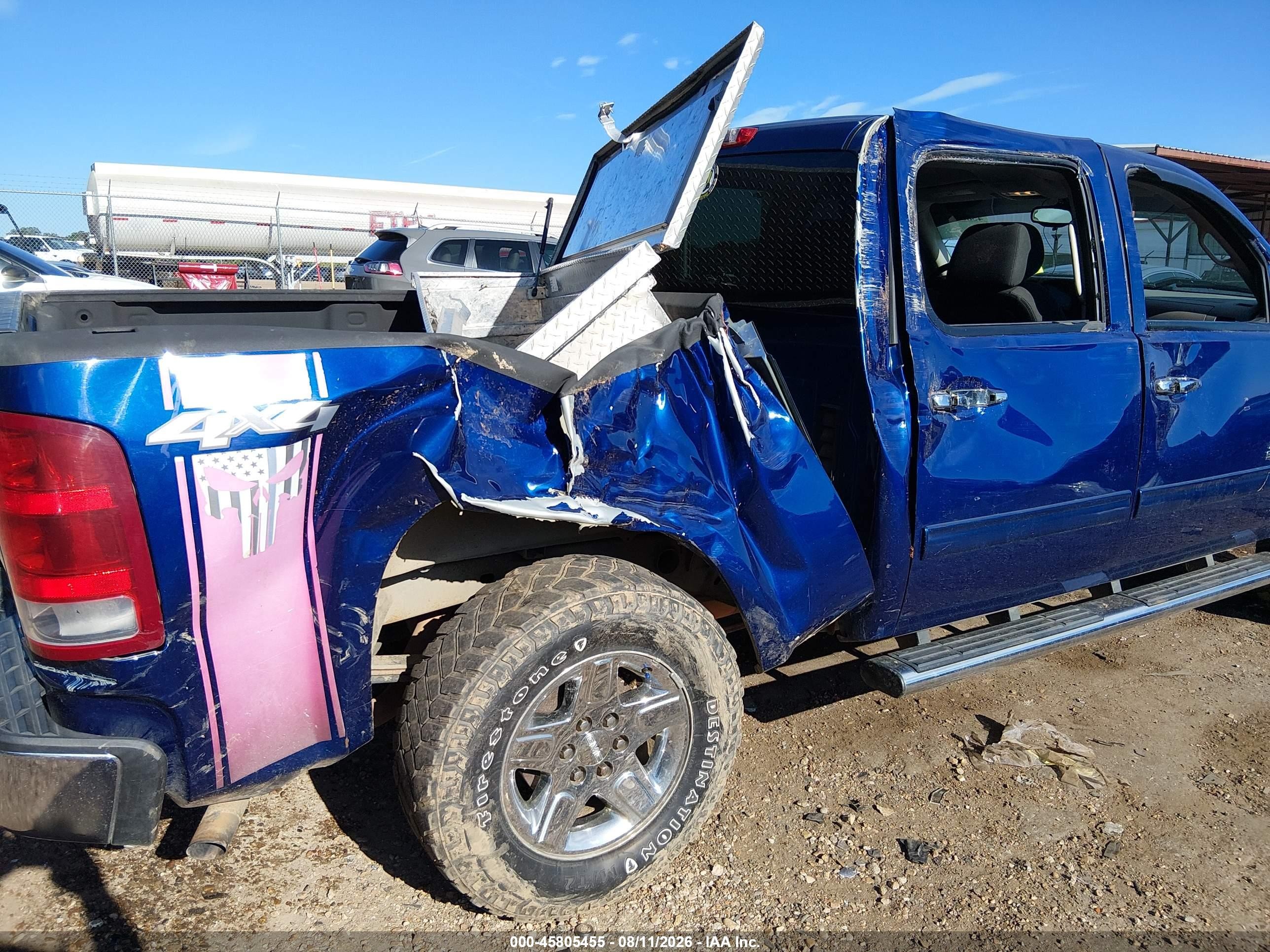 2013 Gmc Sierra 1500 Sl Blue vin: 3GTP2UEAXDG232544