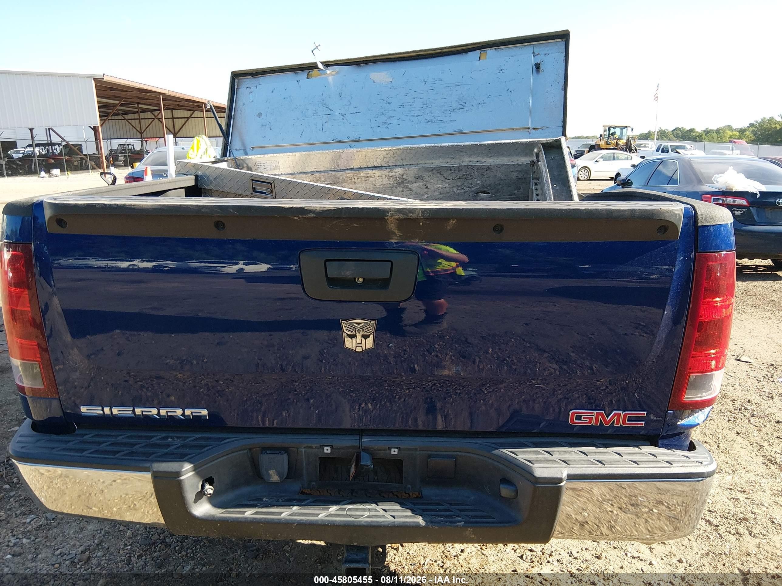 2013 Gmc Sierra 1500 Sl Blue vin: 3GTP2UEAXDG232544