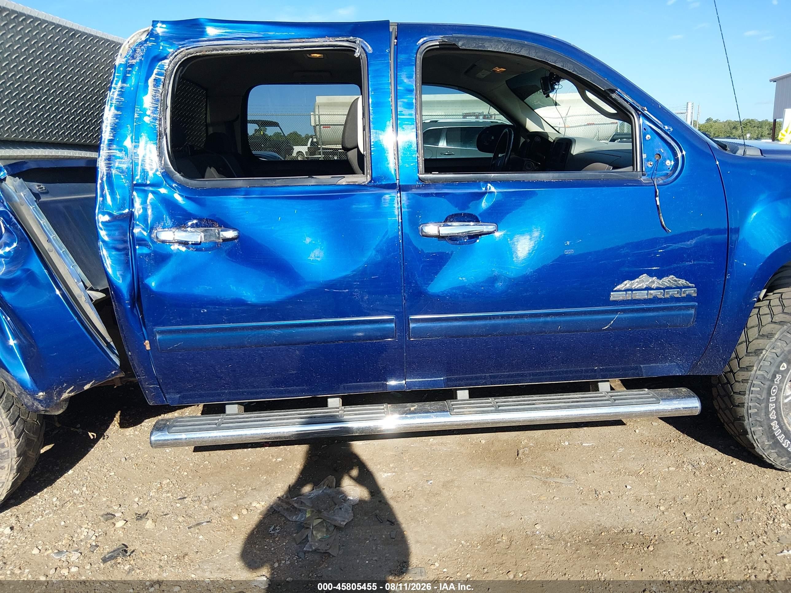 2013 Gmc Sierra 1500 Sl Blue vin: 3GTP2UEAXDG232544