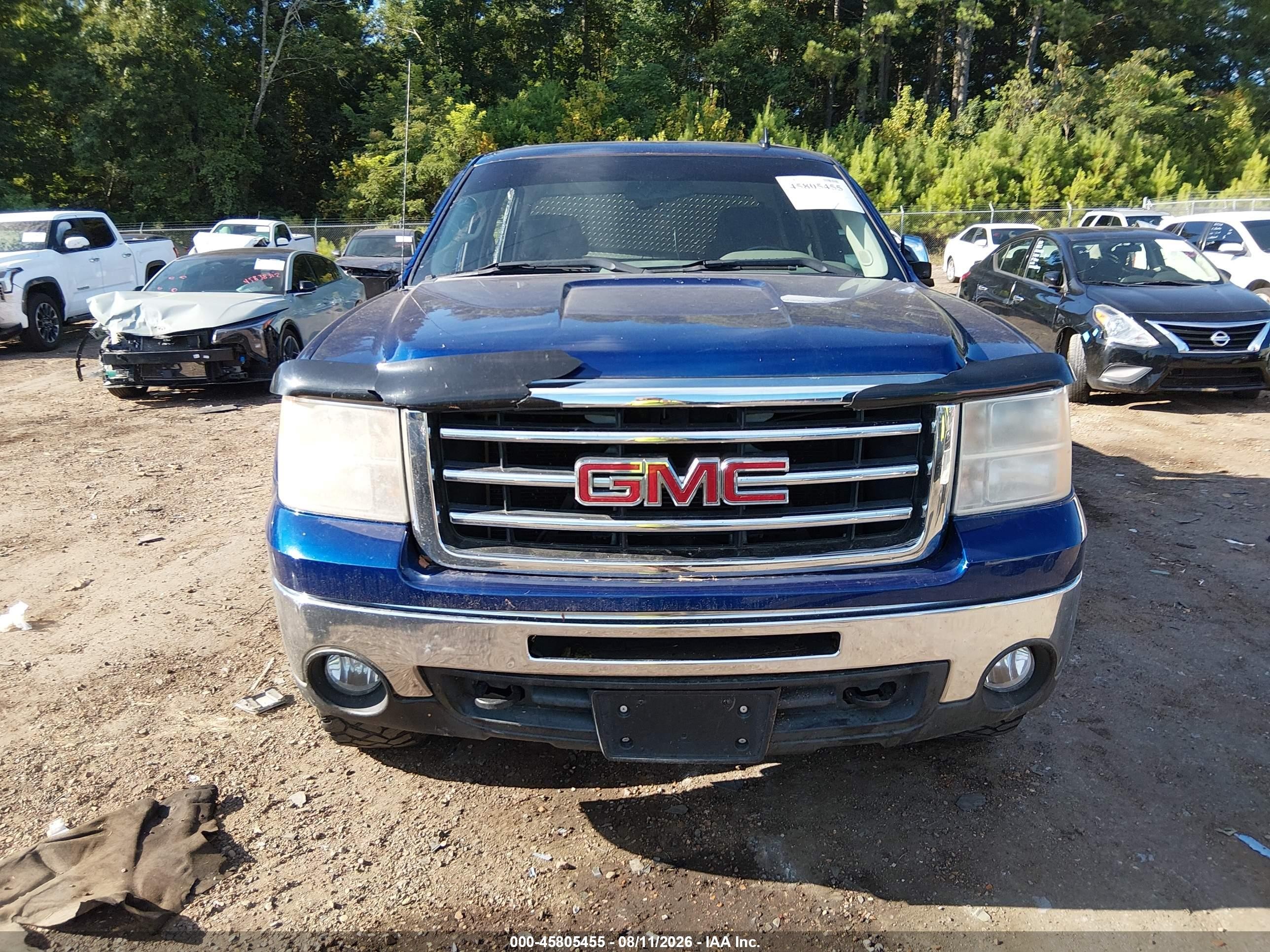2013 Gmc Sierra 1500 Sl Blue vin: 3GTP2UEAXDG232544