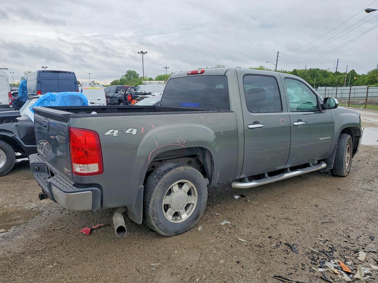 2011 Gmc Sierra K1500 Sle Gray vin: 3GTP2VE30BG113227