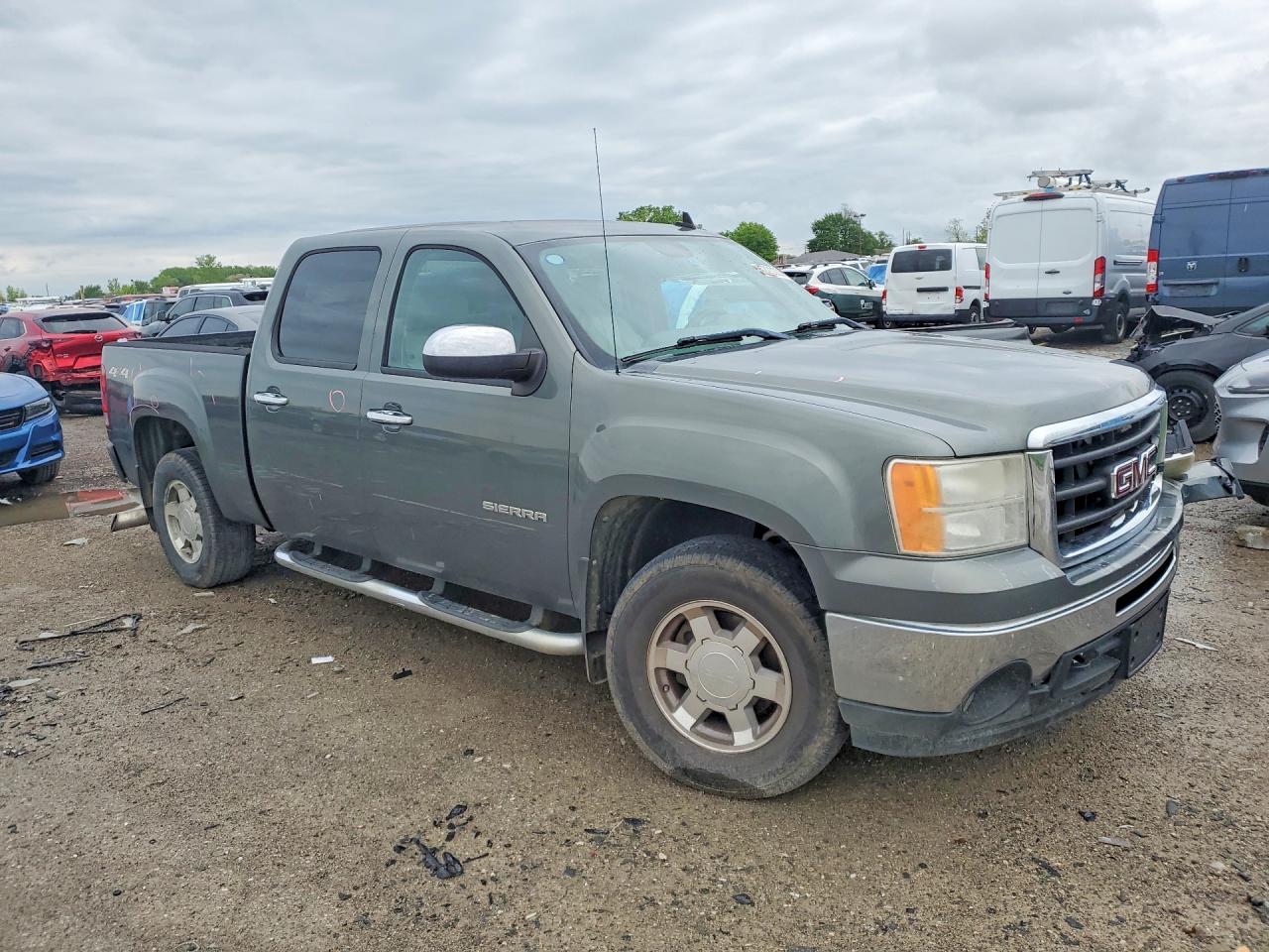 2011 Gmc Sierra K1500 Sle Gray vin: 3GTP2VE30BG113227