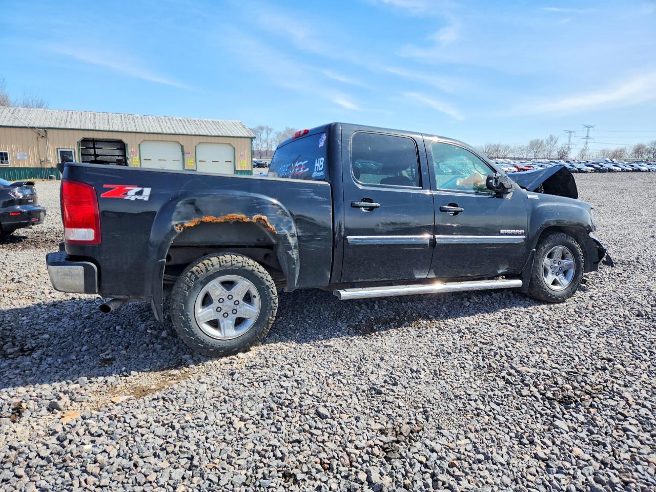2011 Gmc Sierra K1500 Sle Black vin: 3GTP2VE30BG128939