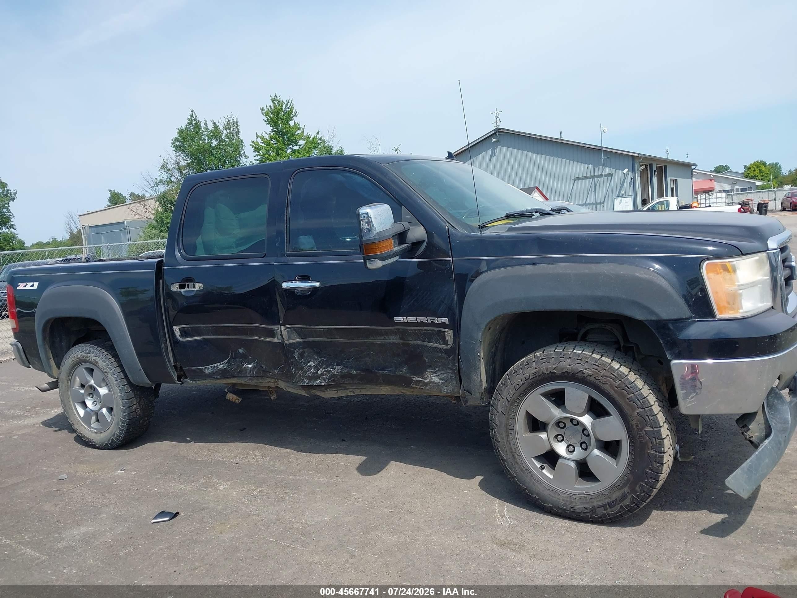 2011 Gmc Sierra 1500 Sle Черный vin: 3GTP2VE30BG199297