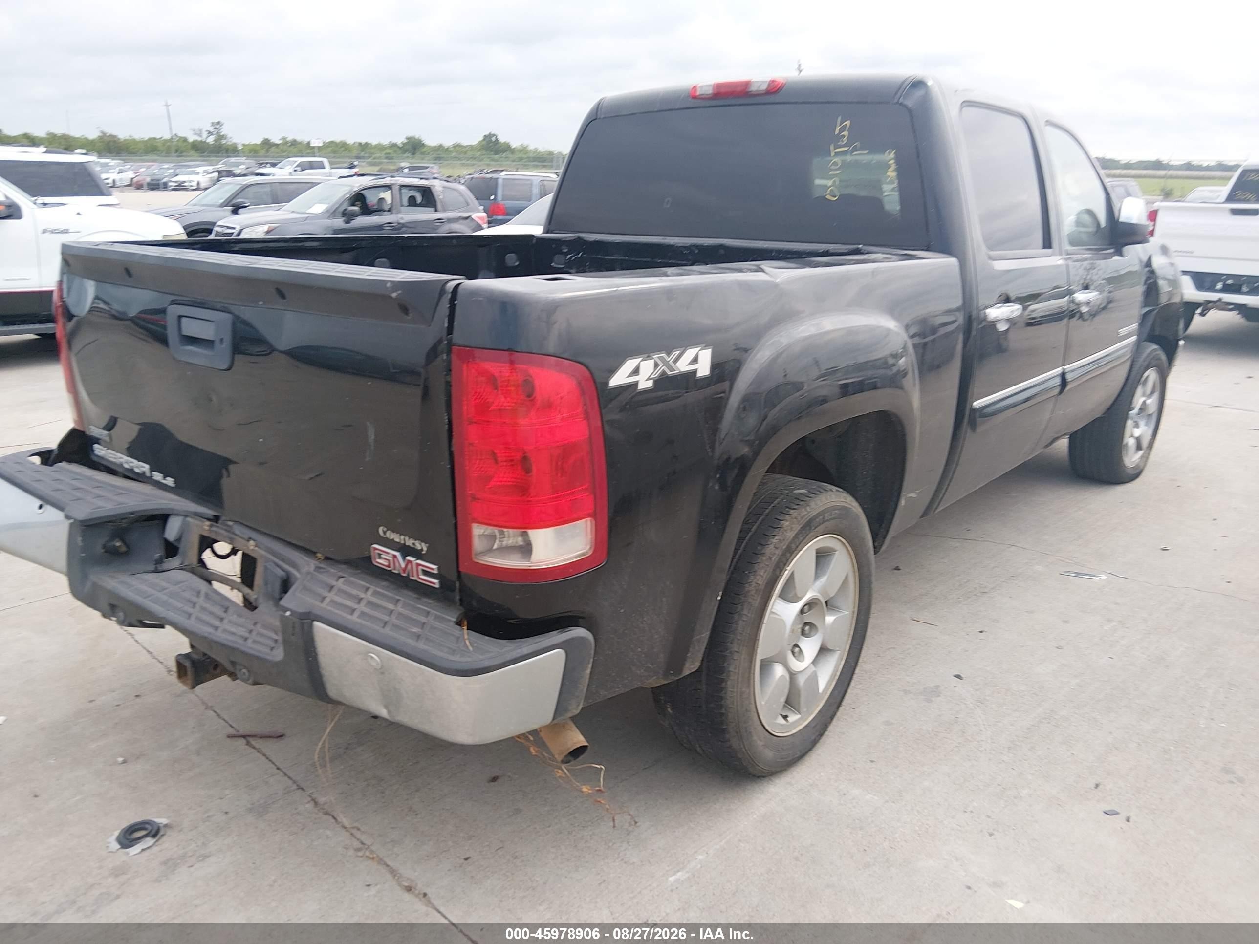 2011 Gmc Sierra 1500 Sle Black vin: 3GTP2VE30BG215921