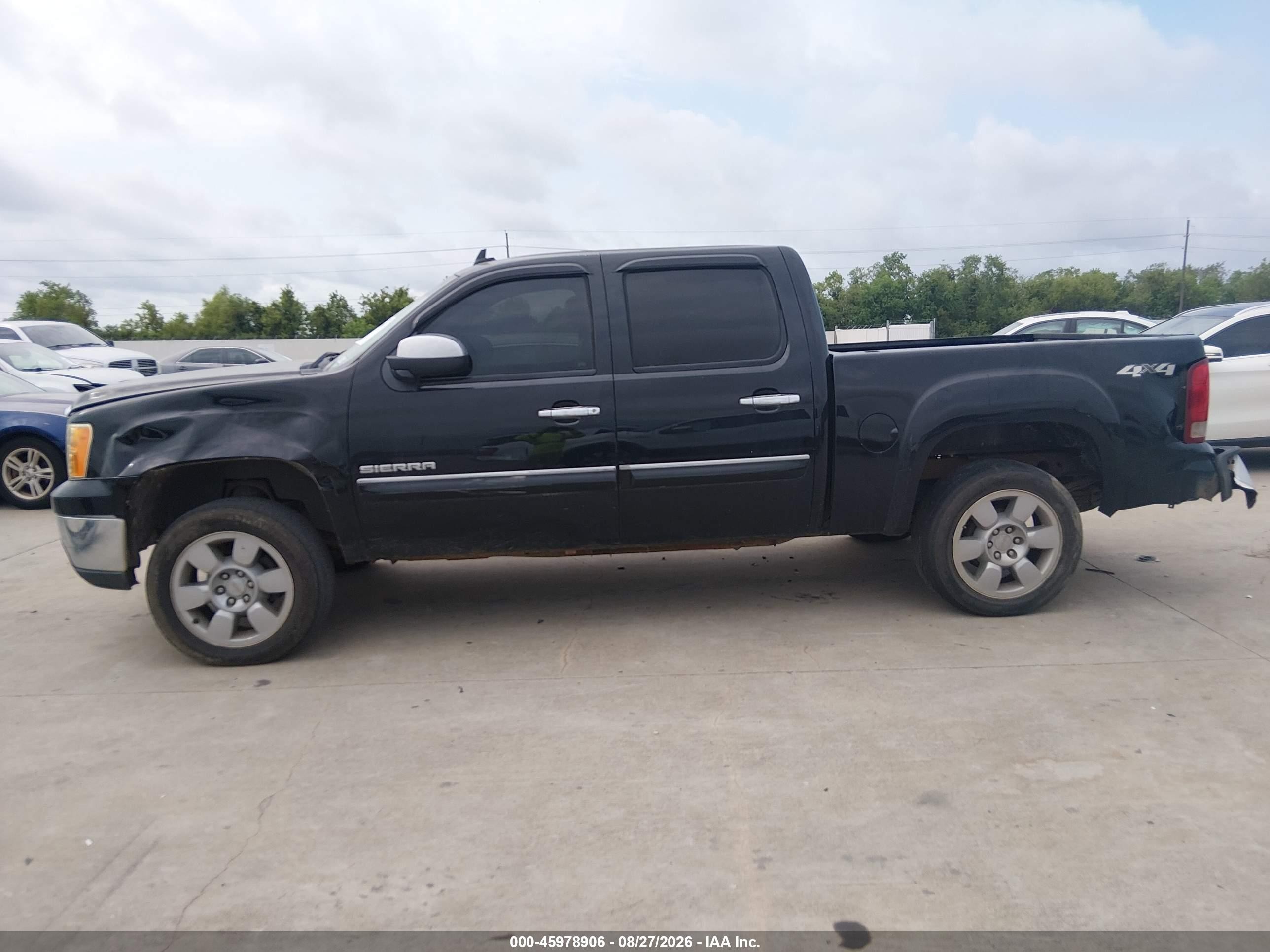 2011 Gmc Sierra 1500 Sle Black vin: 3GTP2VE30BG215921