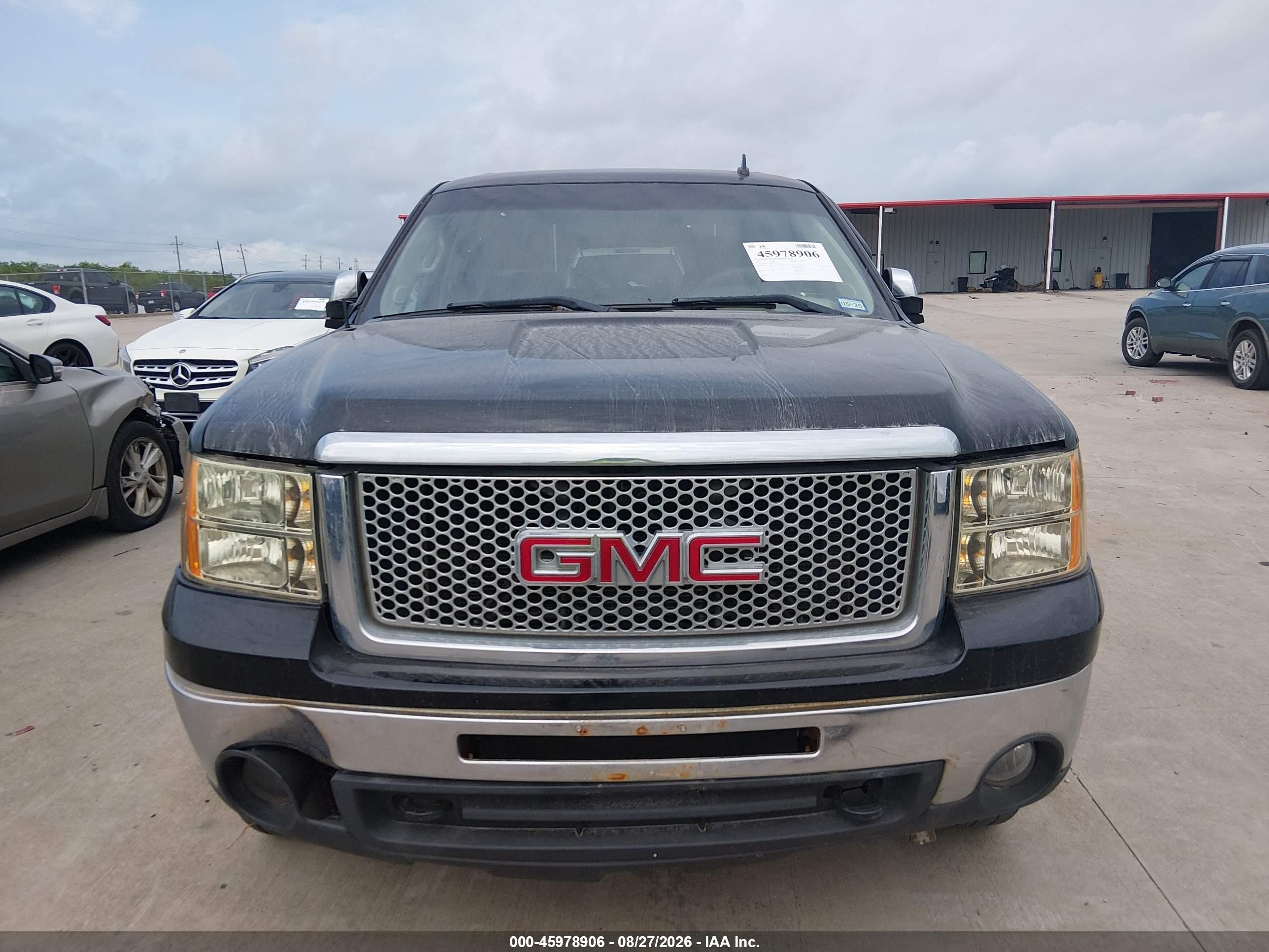 2011 Gmc Sierra 1500 Sle Black vin: 3GTP2VE30BG215921