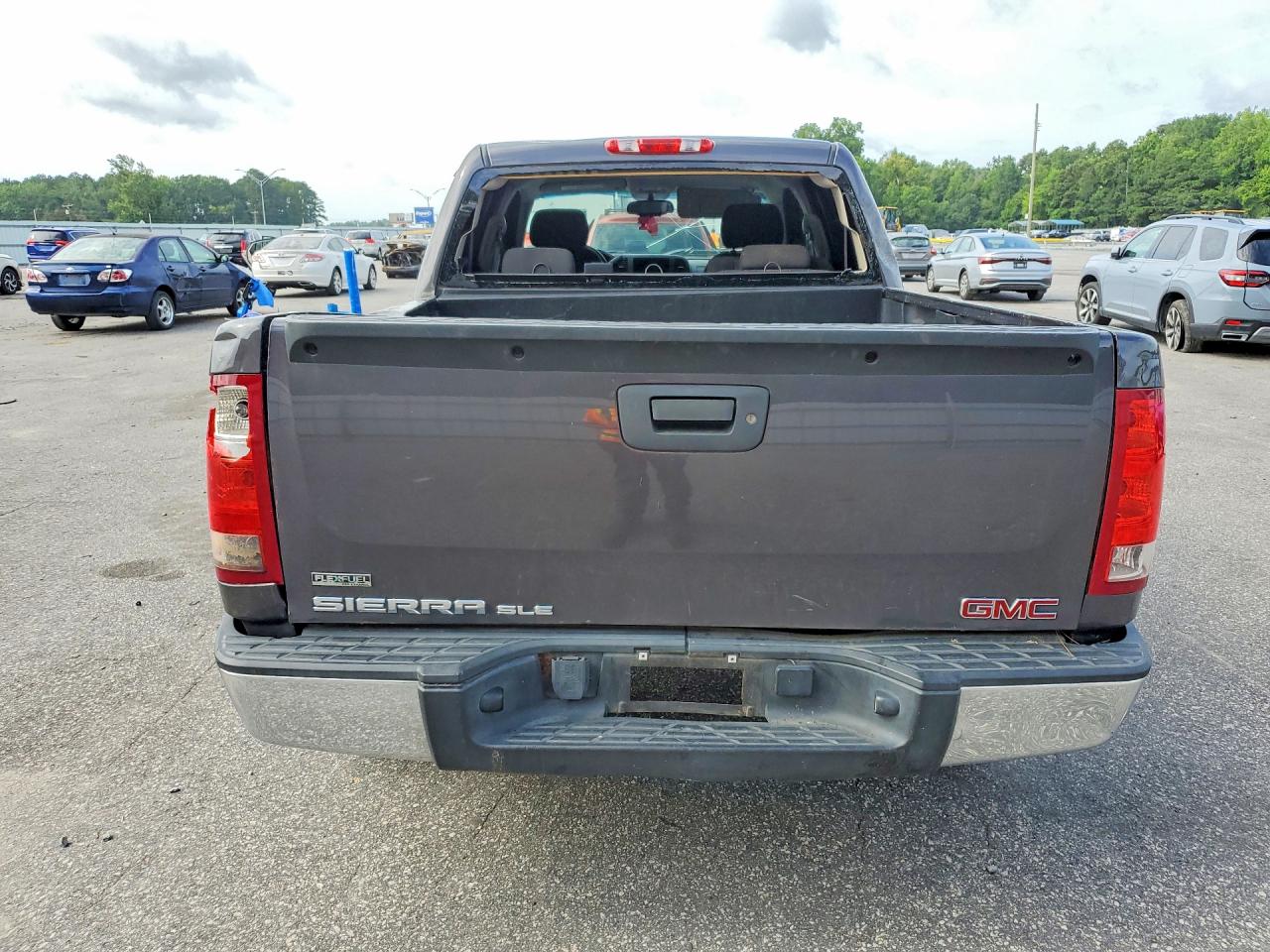 2011 Gmc Sierra K1500 Sle Gray vin: 3GTP2VE30BG242455