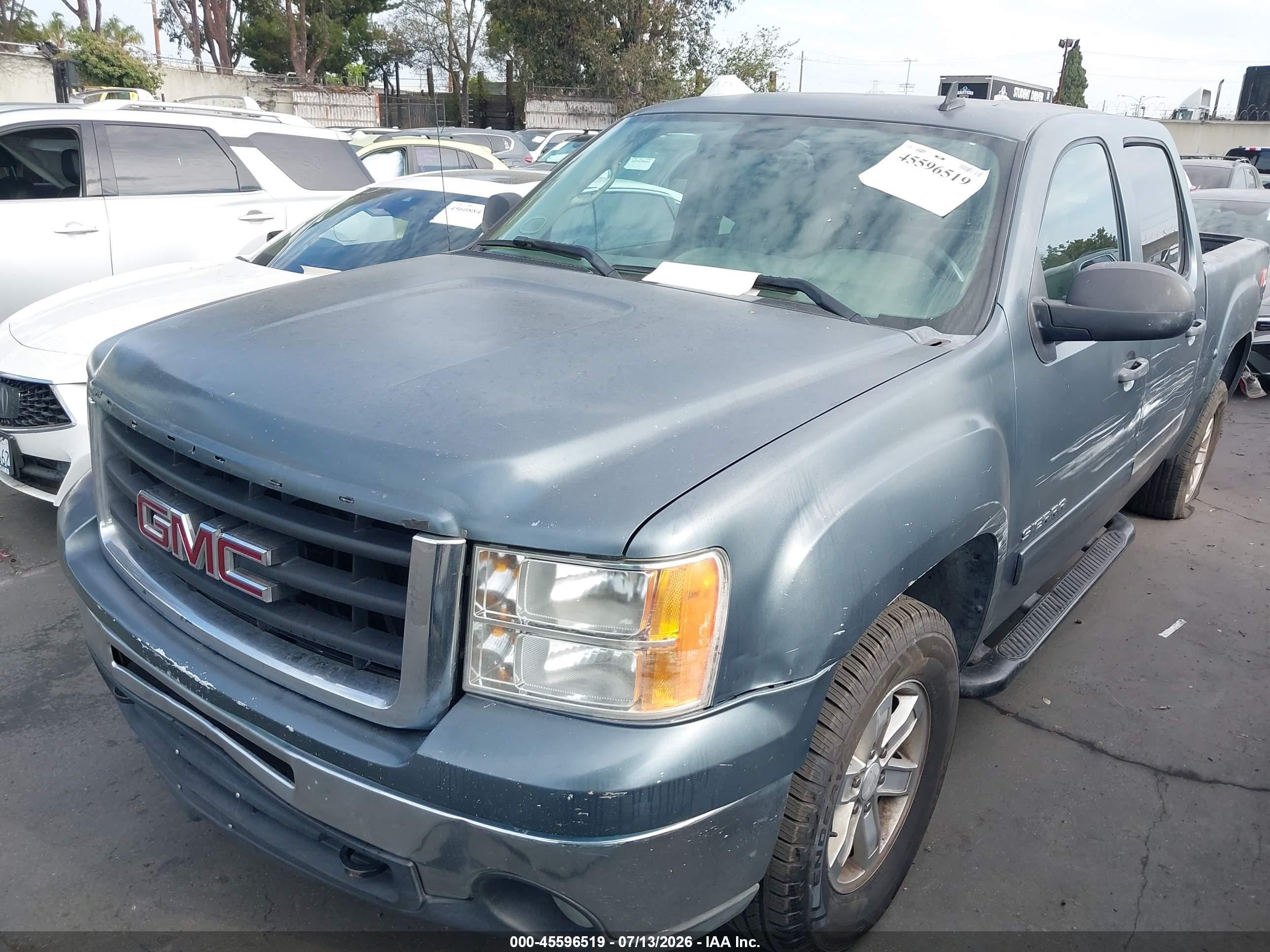 2011 Gmc Sierra 1500 Sle Серый vin: 3GTP2VE30BG359260