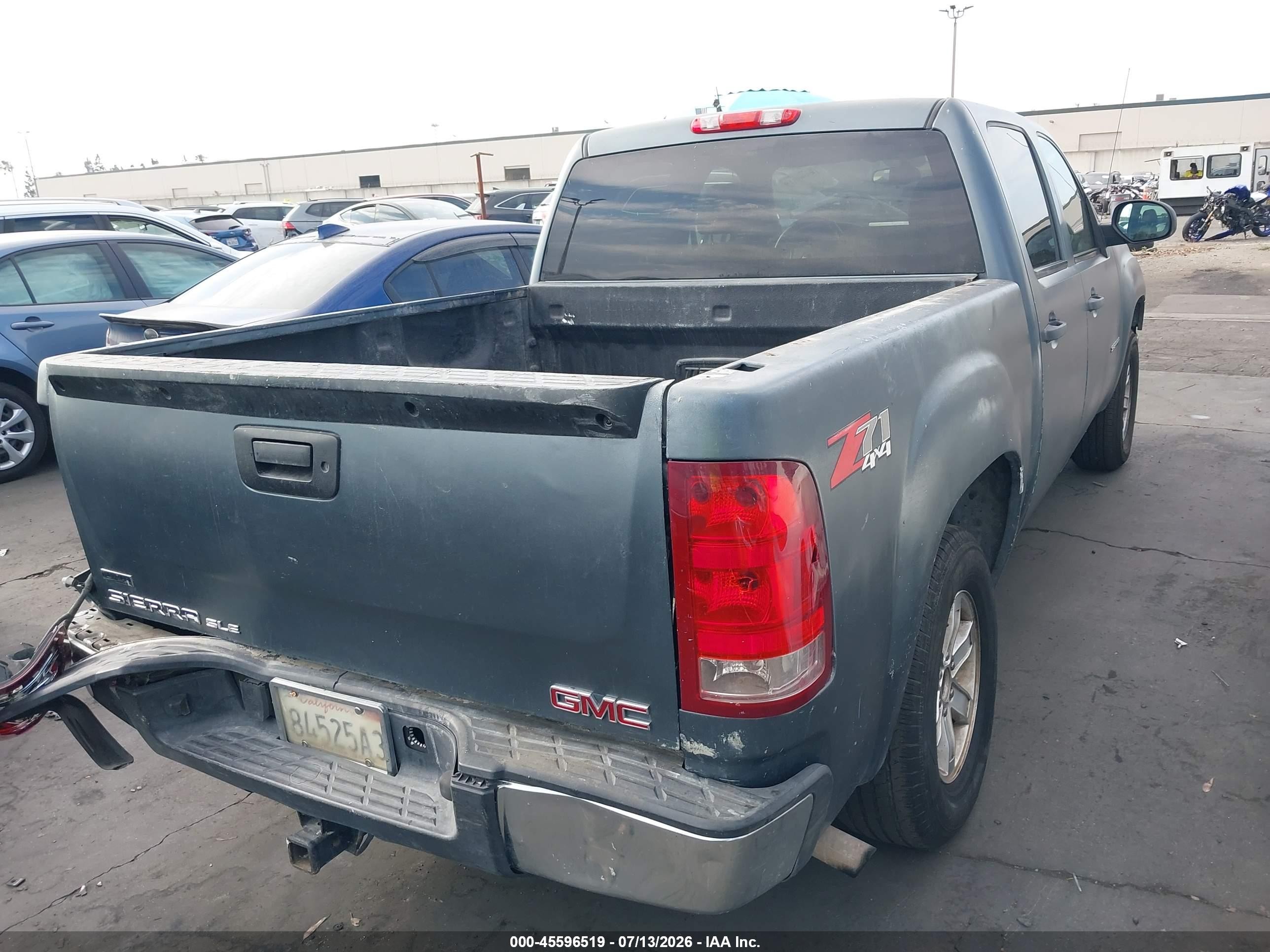 2011 Gmc Sierra 1500 Sle Серый vin: 3GTP2VE30BG359260