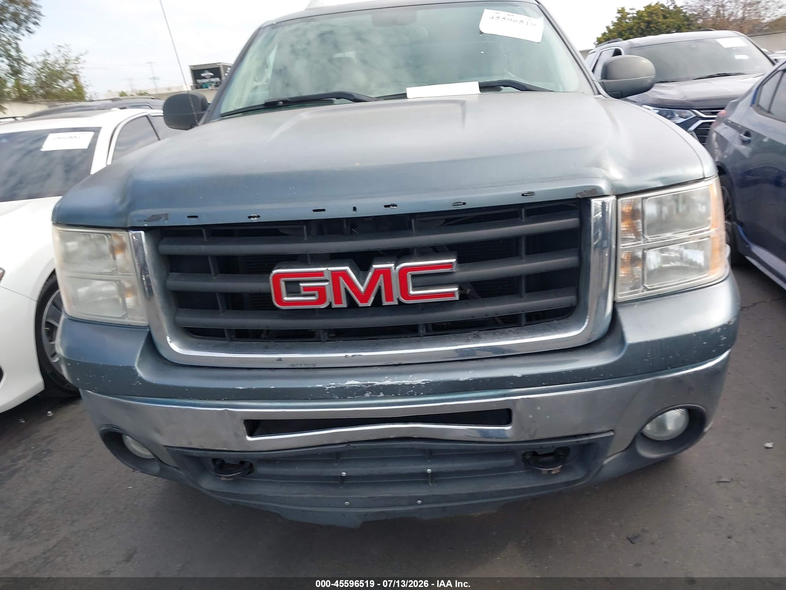 2011 Gmc Sierra 1500 Sle Серый vin: 3GTP2VE30BG359260