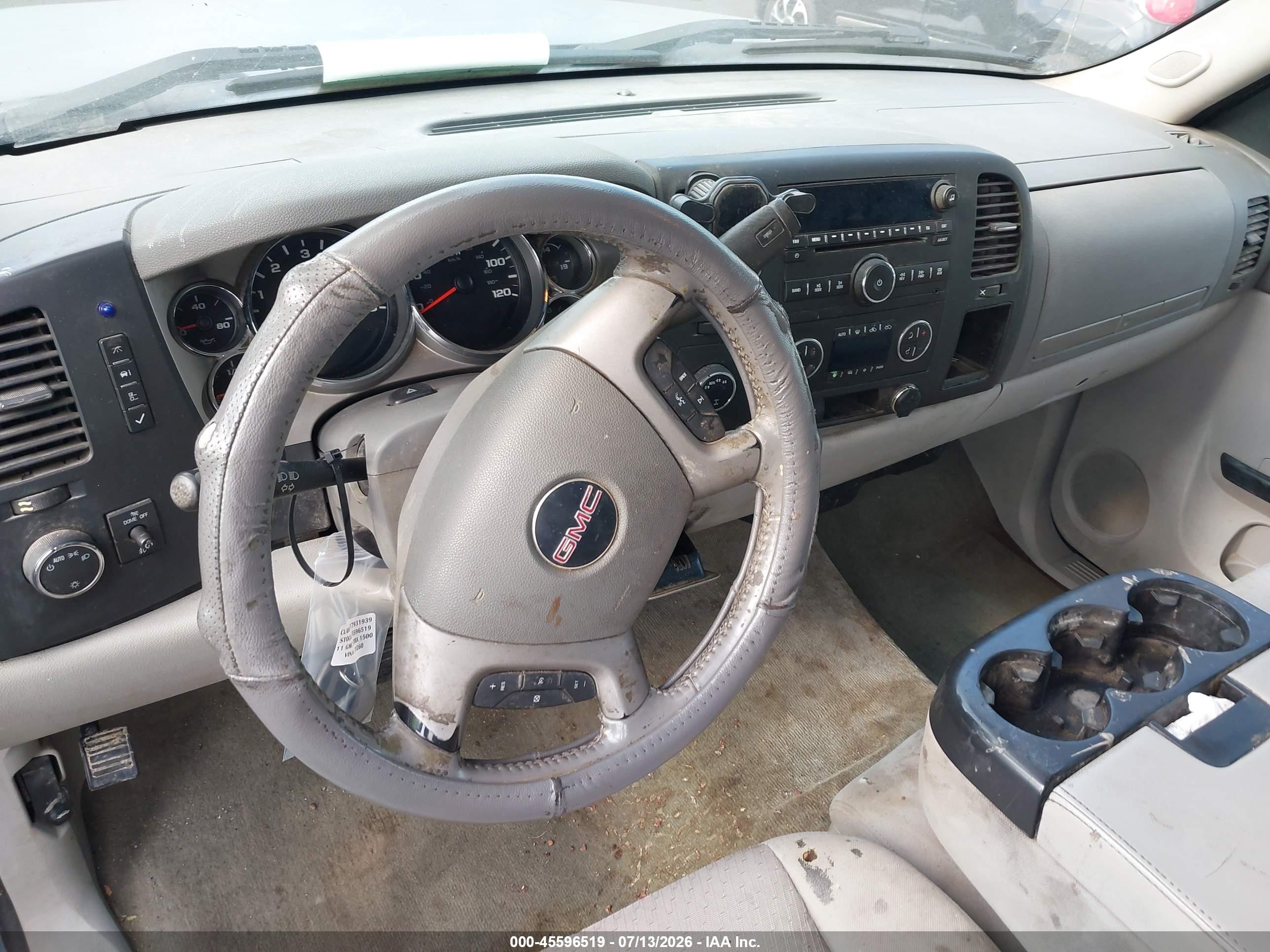 2011 Gmc Sierra 1500 Sle Серый vin: 3GTP2VE30BG359260