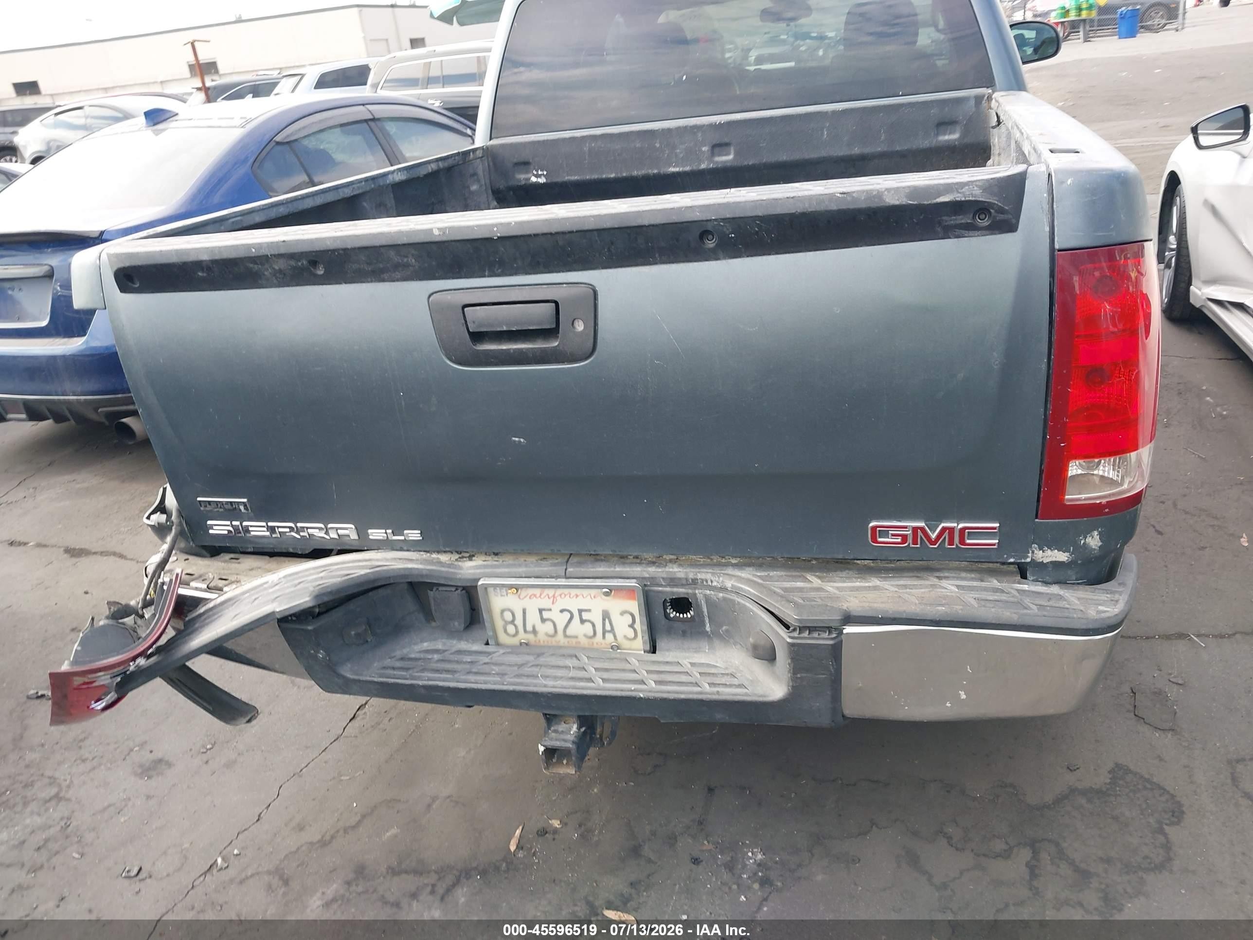2011 Gmc Sierra 1500 Sle Серый vin: 3GTP2VE30BG359260