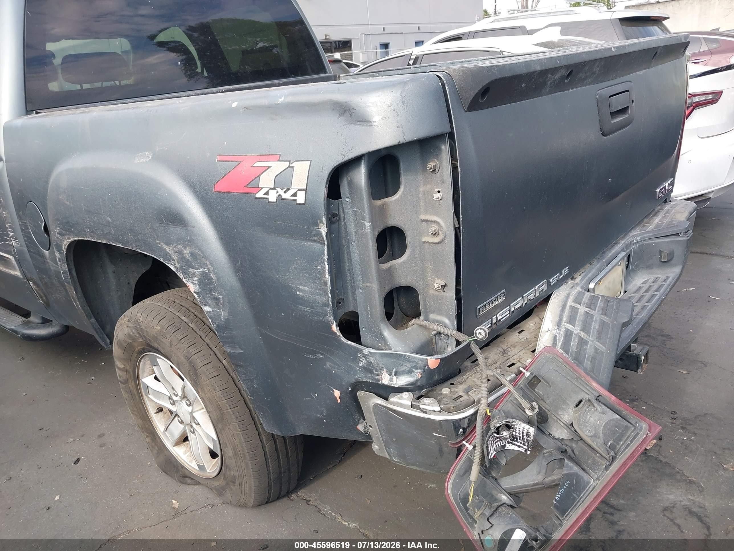 2011 Gmc Sierra 1500 Sle Серый vin: 3GTP2VE30BG359260