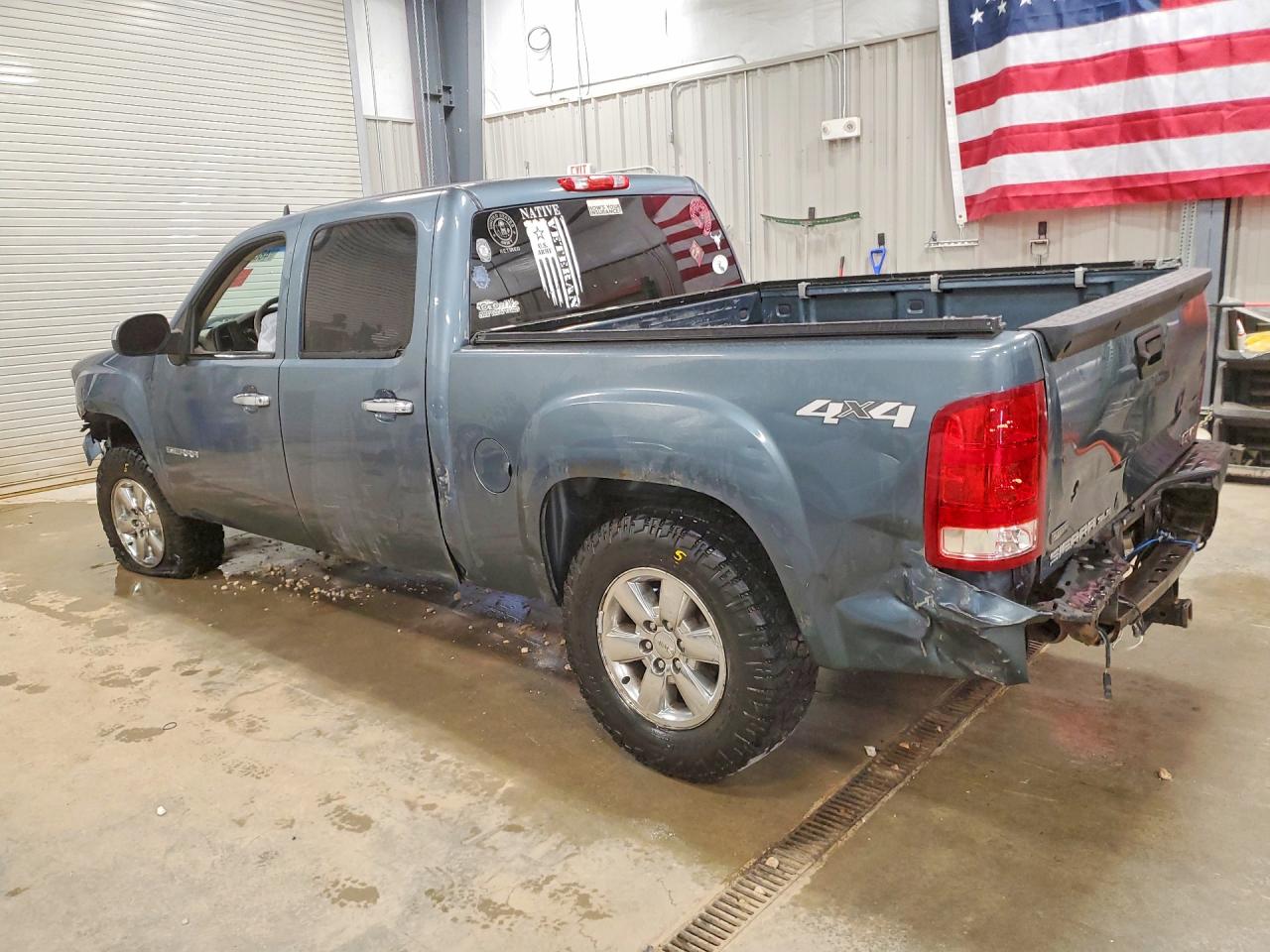 2011 Gmc Sierra K1500 Sle Gray vin: 3GTP2VE30BG389083
