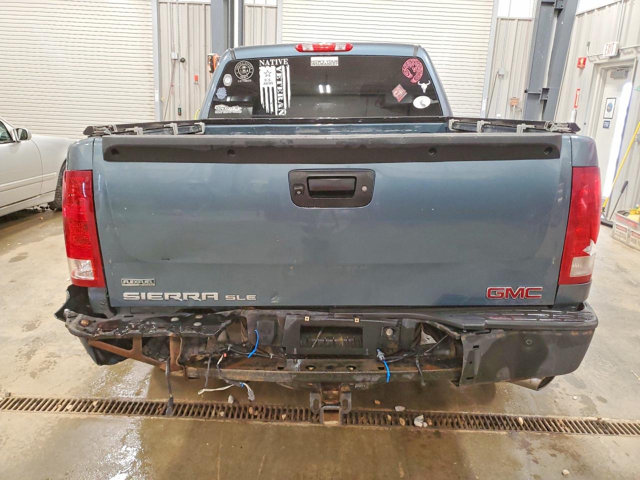 2011 Gmc Sierra K1500 Sle Gray vin: 3GTP2VE30BG389083
