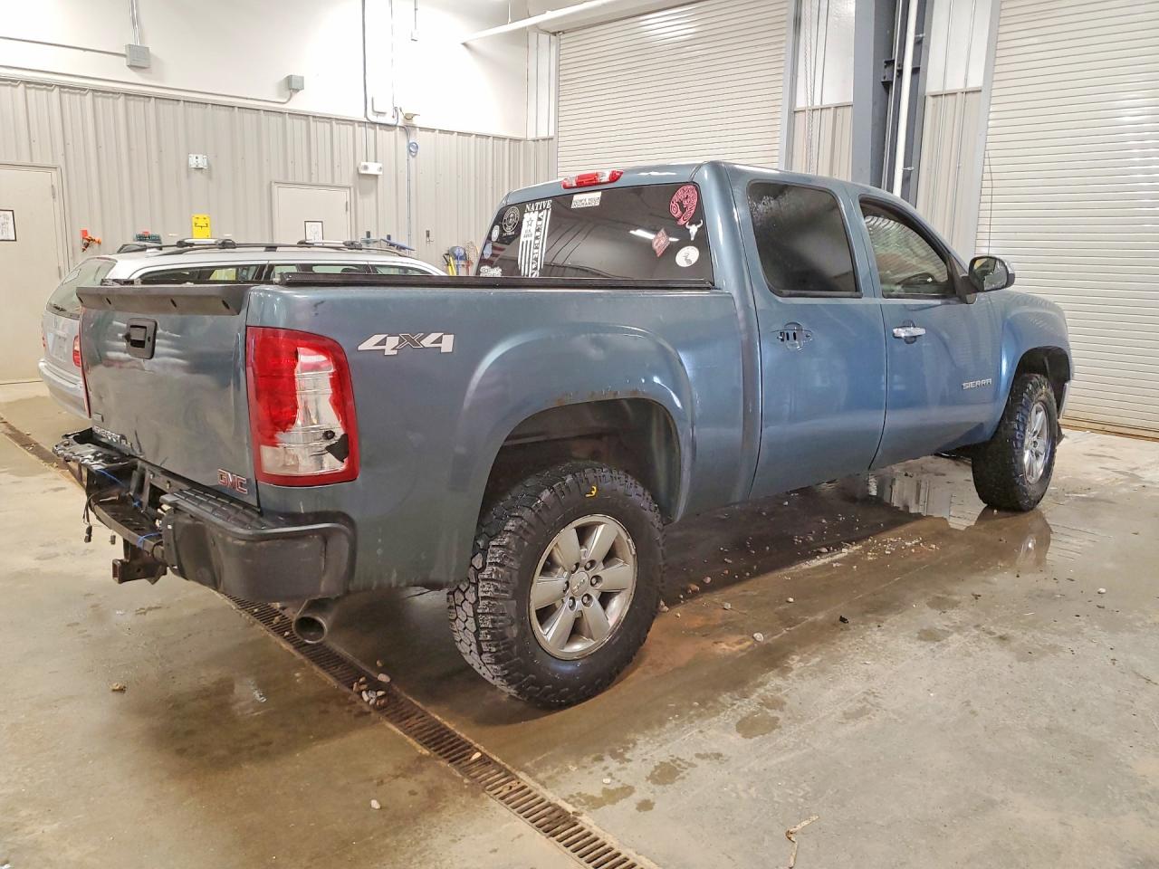 2011 Gmc Sierra K1500 Sle Gray vin: 3GTP2VE30BG389083