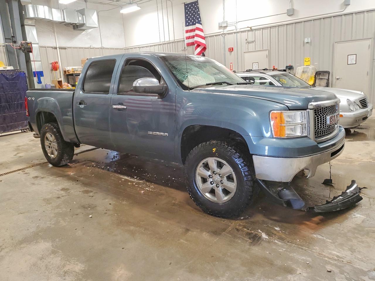 2011 Gmc Sierra K1500 Sle Gray vin: 3GTP2VE30BG389083