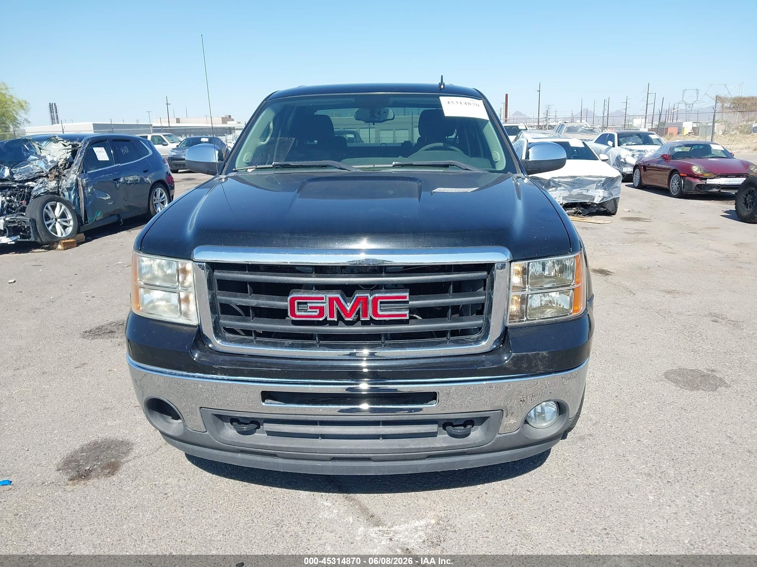 2011 Gmc Sierra 1500 Sle Black vin: 3GTP2VE30BG402334