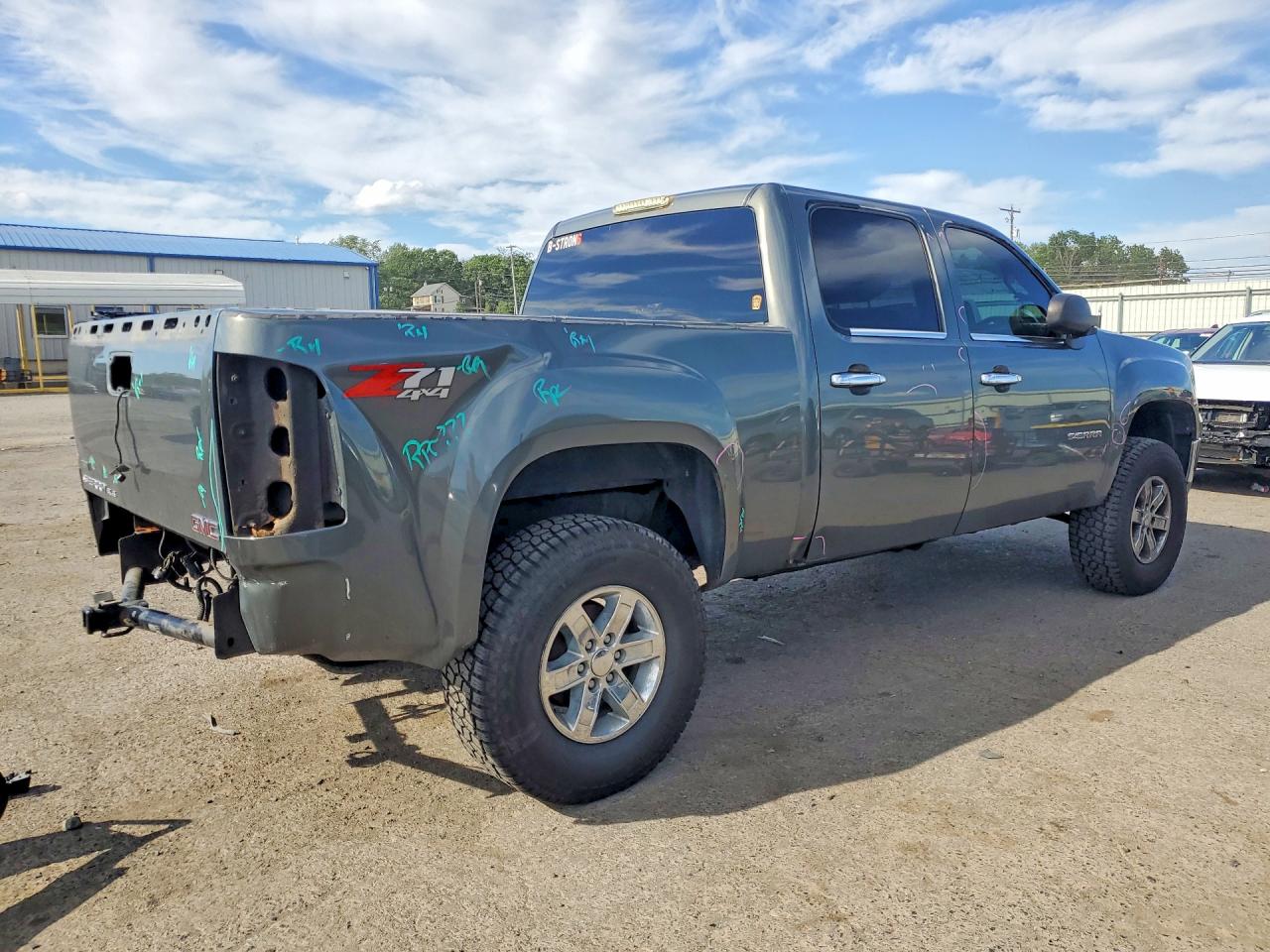 2011 Gmc Sierra K1500 Sle Gray vin: 3GTP2VE31BG331659