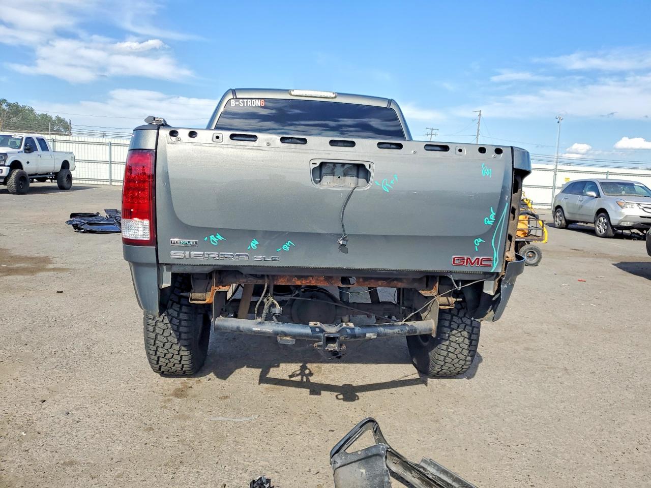 2011 Gmc Sierra K1500 Sle Gray vin: 3GTP2VE31BG331659