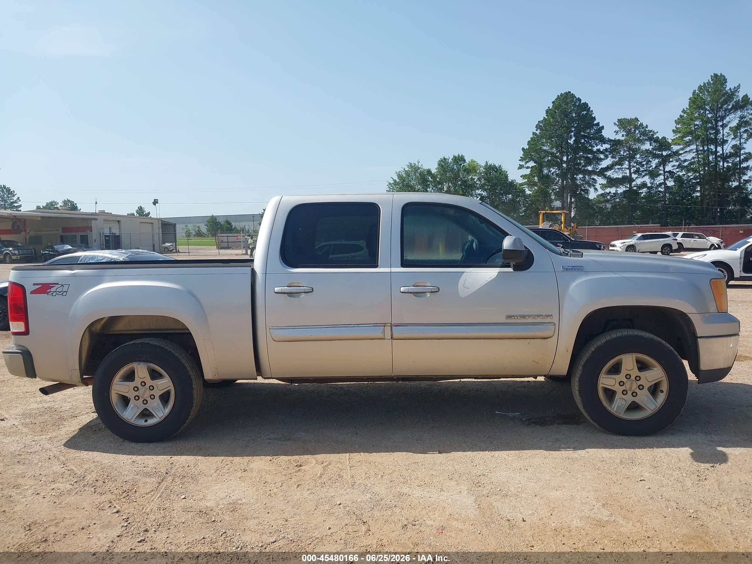 2011 Gmc Sierra 1500 Sle Silver vin: 3GTP2VE32BG244675