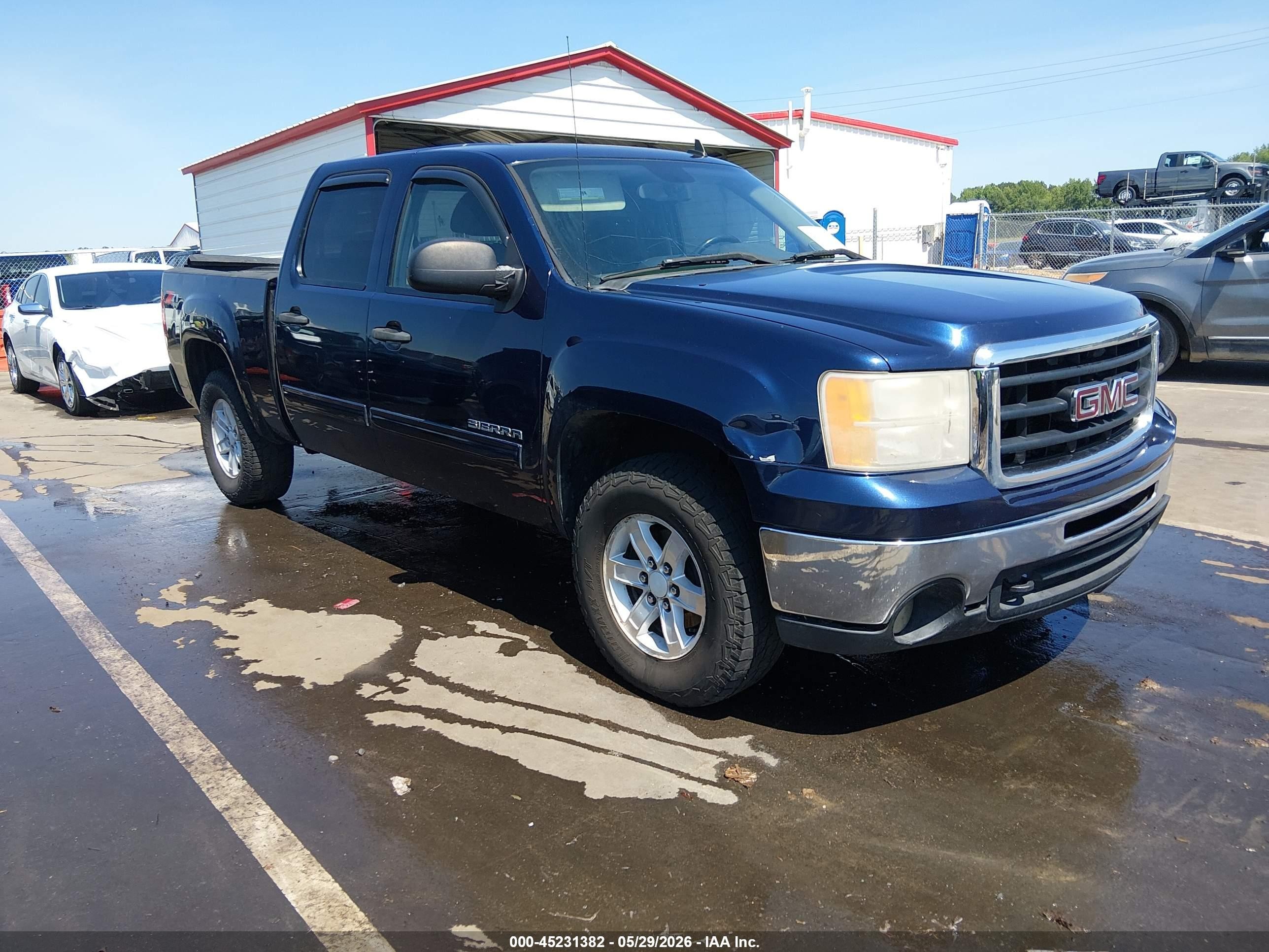 2011 Gmc Sierra 1500 Sle Dark Blue vin: 3GTP2VE32BG331749
