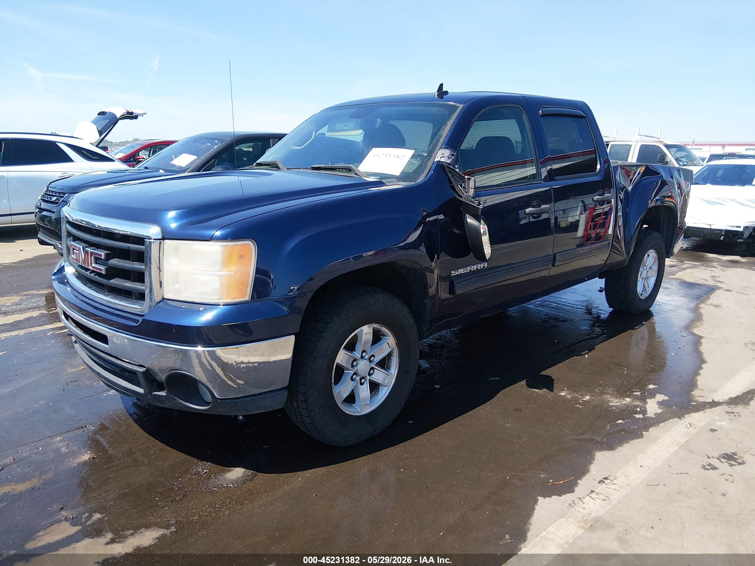 2011 Gmc Sierra 1500 Sle Dark Blue vin: 3GTP2VE32BG331749