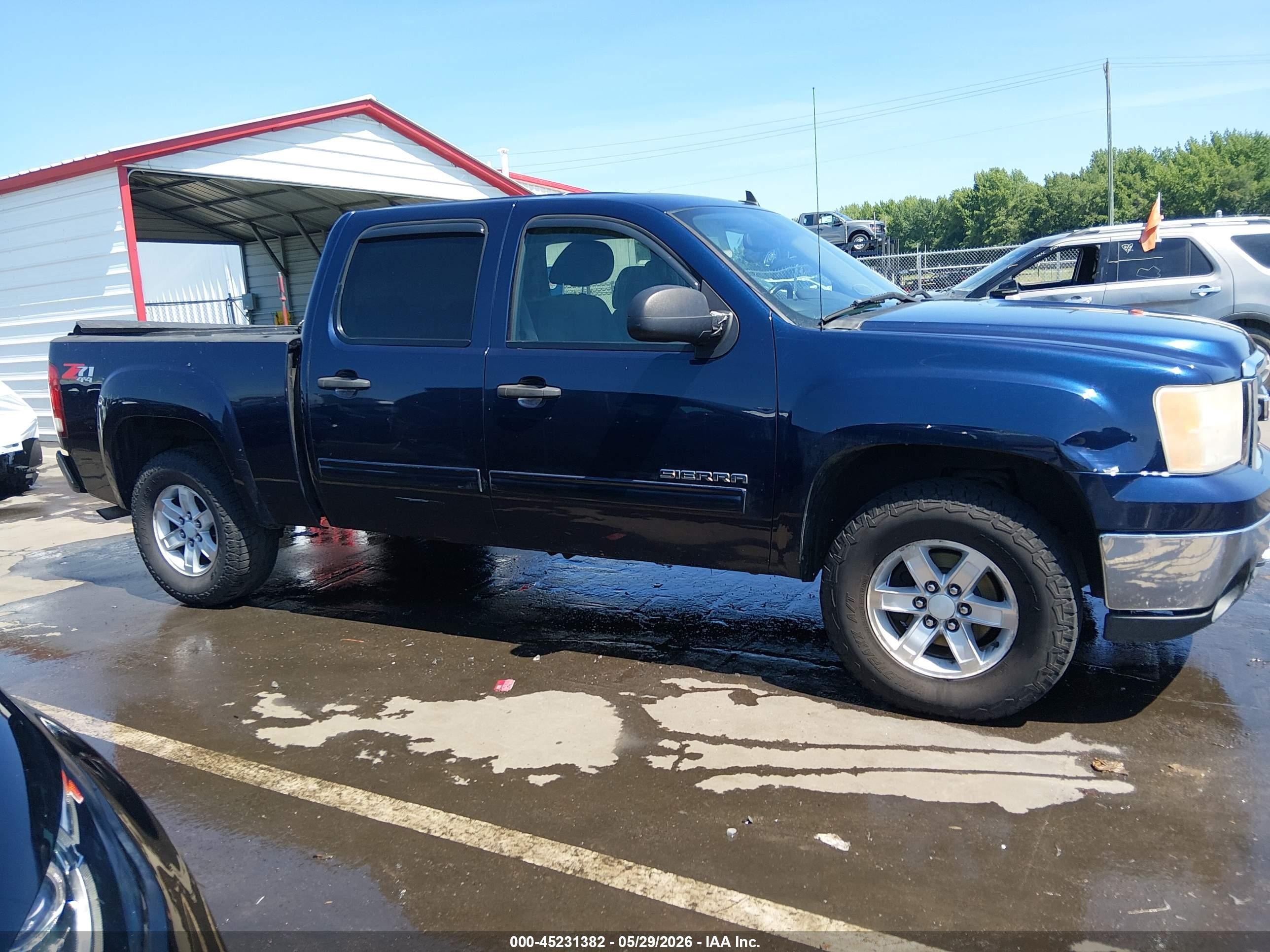 2011 Gmc Sierra 1500 Sle Dark Blue vin: 3GTP2VE32BG331749