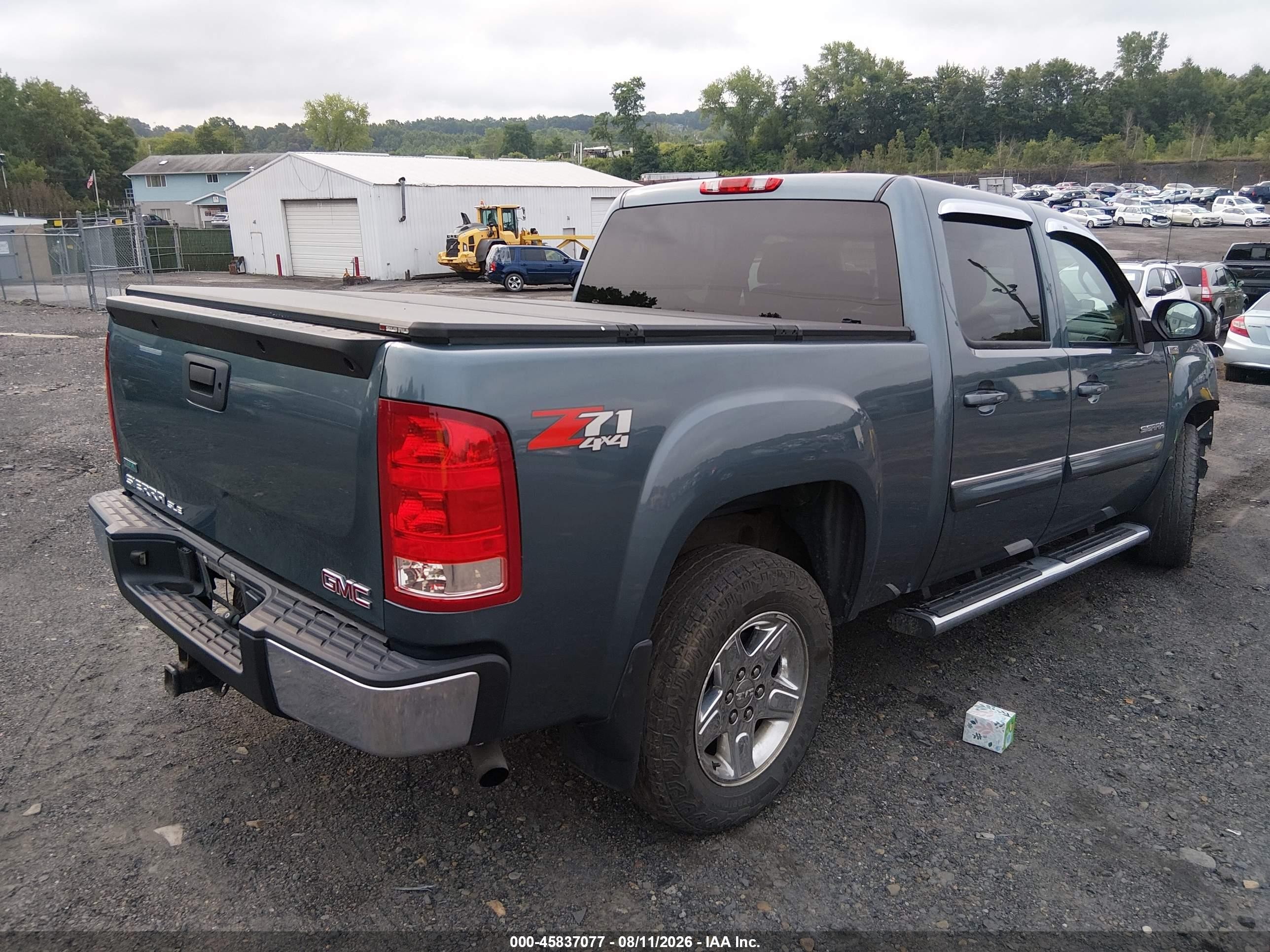 2011 Gmc Sierra 1500 Sle Blue vin: 3GTP2VE33BG112864