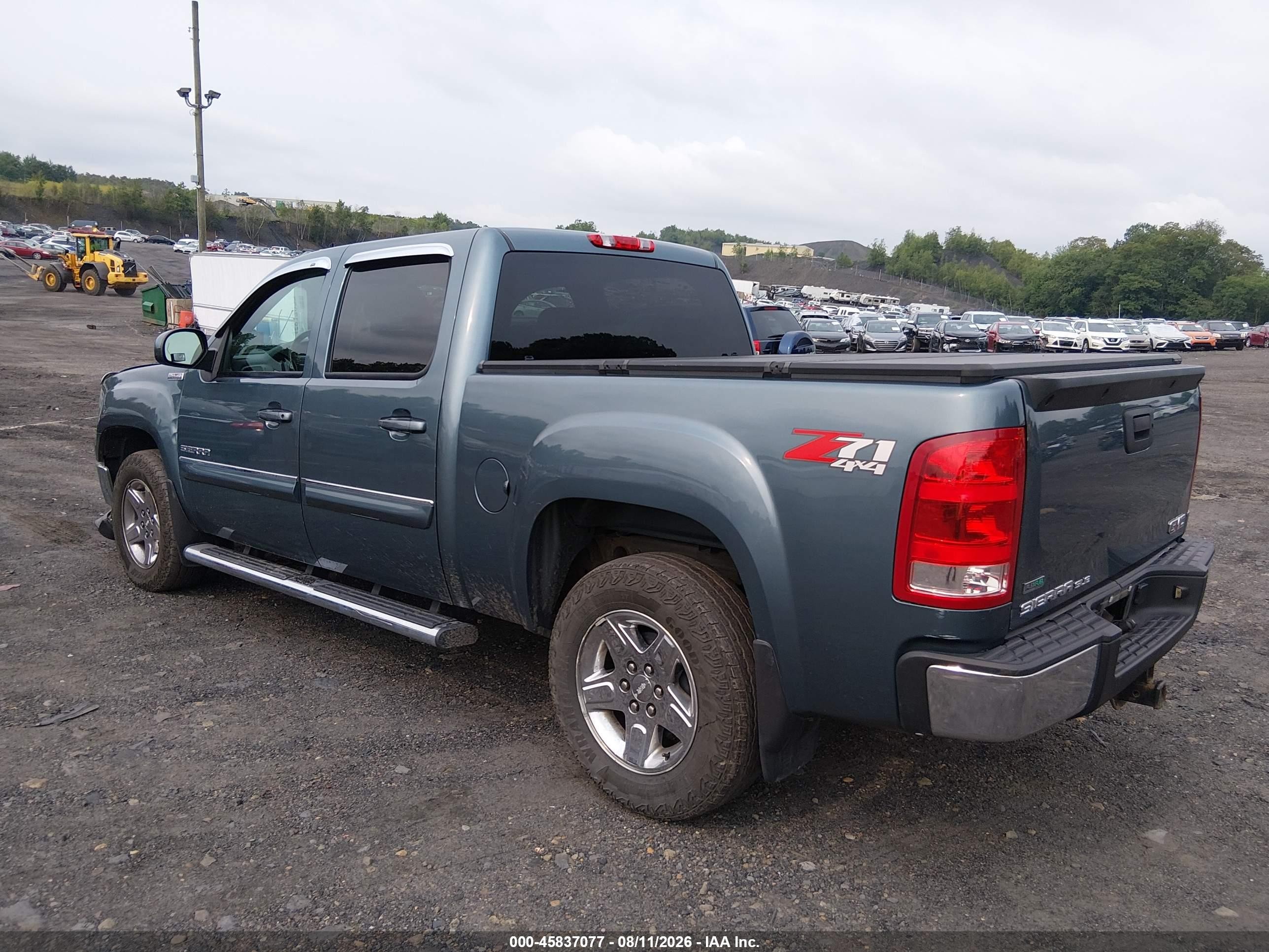 2011 Gmc Sierra 1500 Sle Blue vin: 3GTP2VE33BG112864