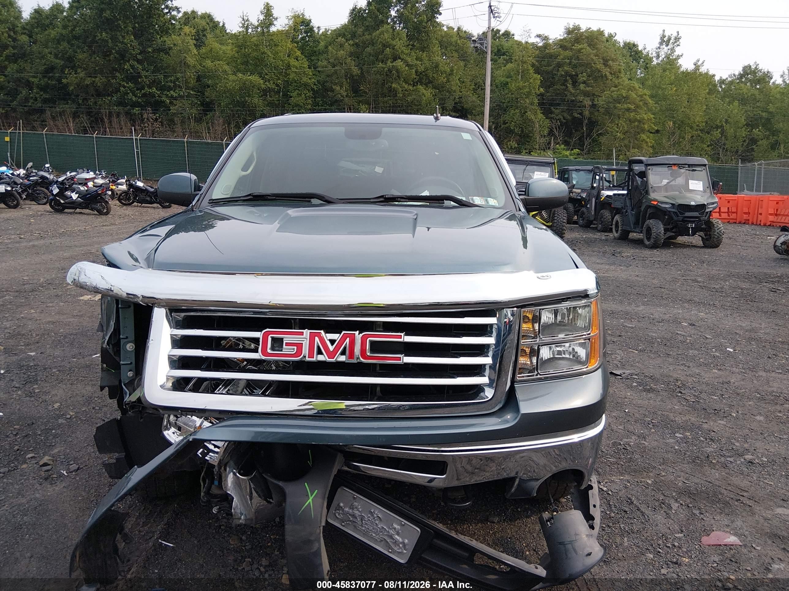 2011 Gmc Sierra 1500 Sle Blue vin: 3GTP2VE33BG112864