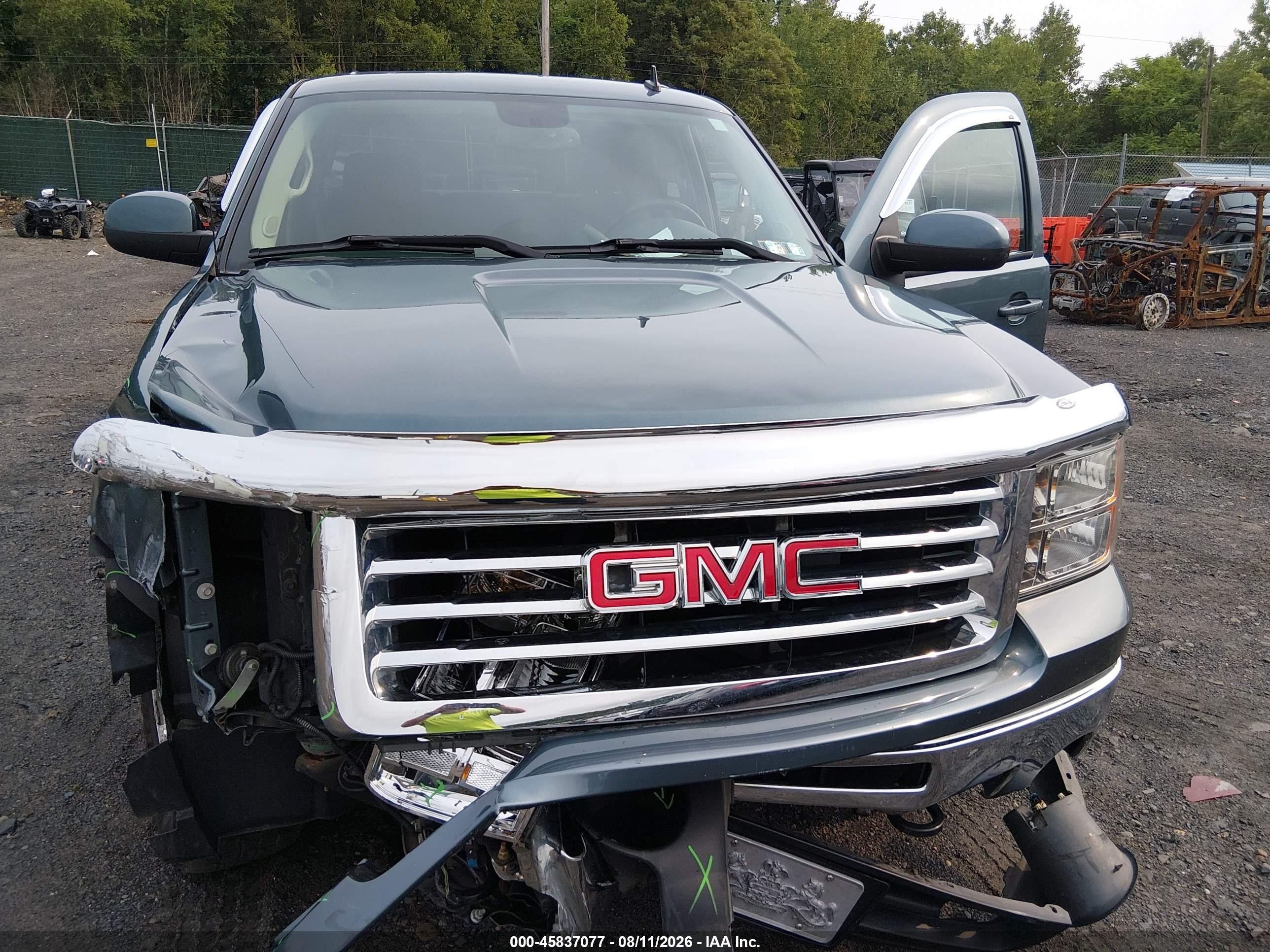 2011 Gmc Sierra 1500 Sle Blue vin: 3GTP2VE33BG112864