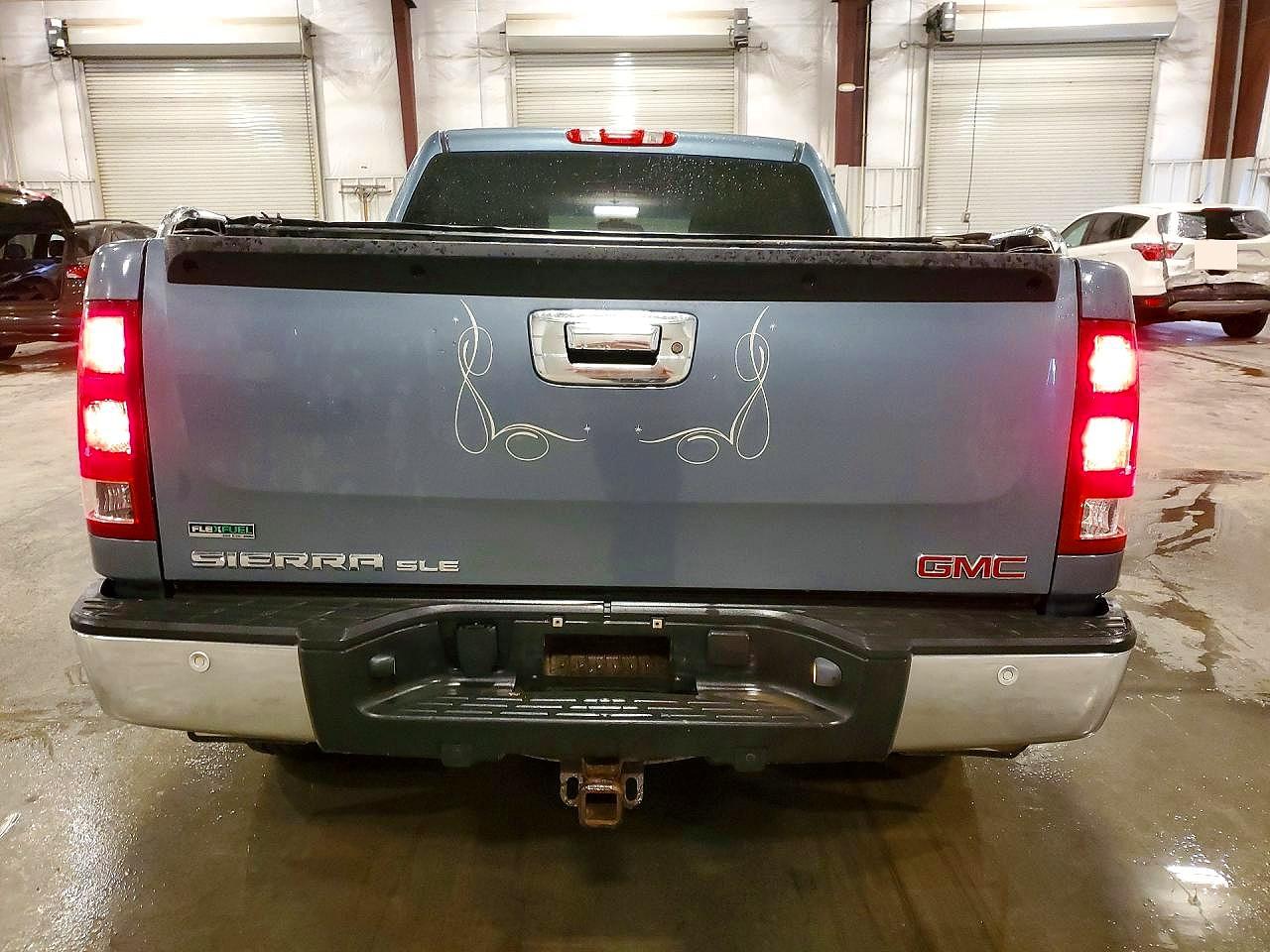 2011 Gmc Sierra K1500 Sle Blue vin: 3GTP2VE33BG153513