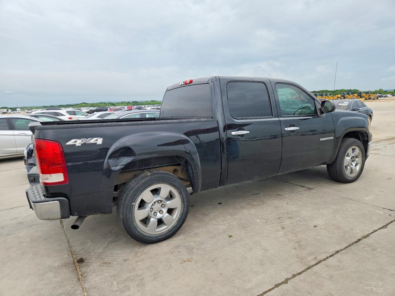 2011 Gmc Sierra K1500 Sle Черный vin: 3GTP2VE33BG280519