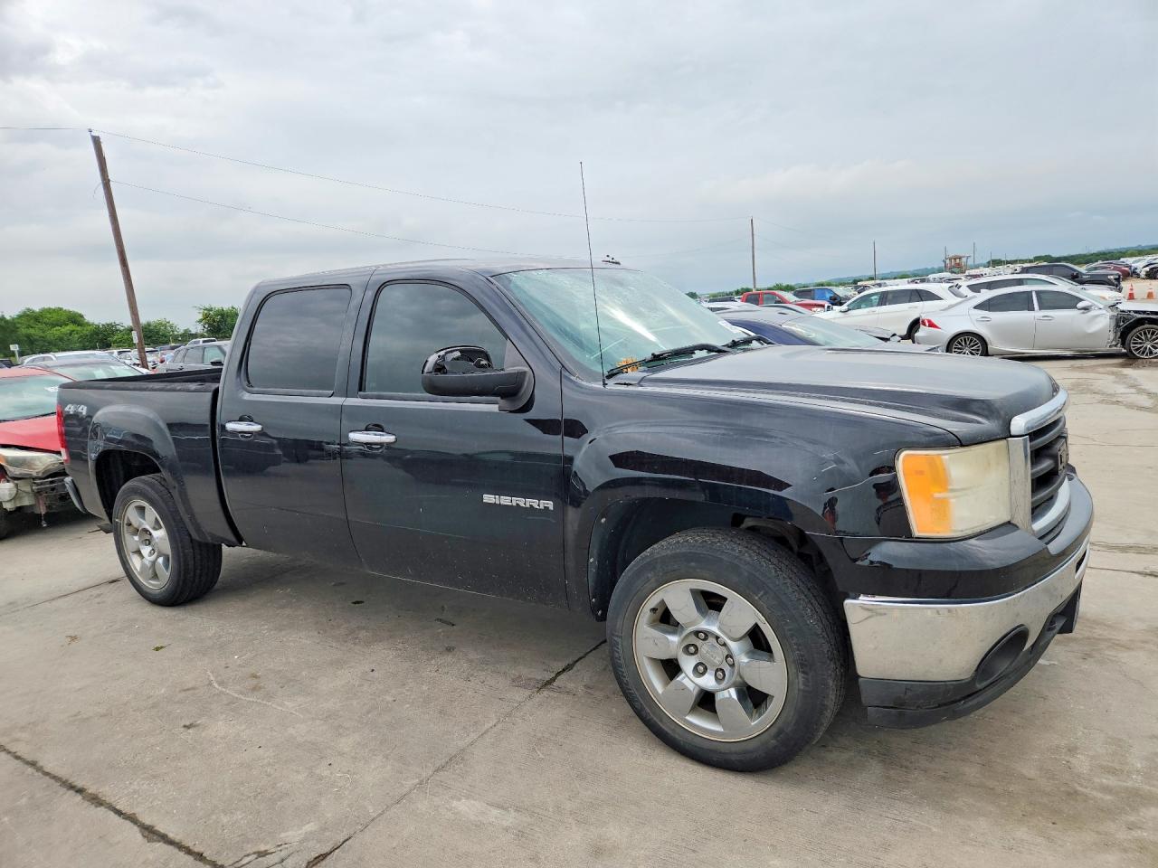 2011 Gmc Sierra K1500 Sle Черный vin: 3GTP2VE33BG280519