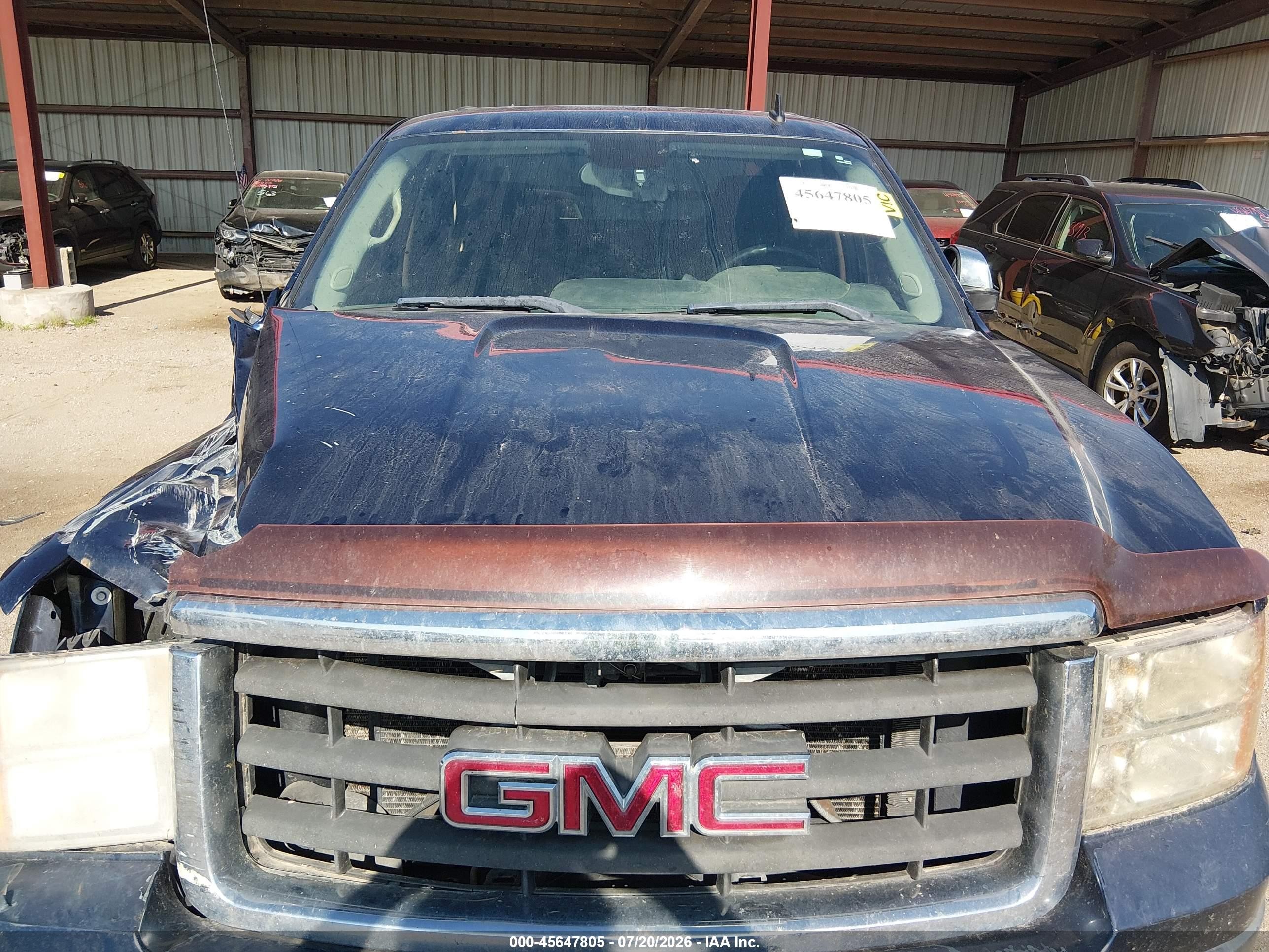 2011 Gmc Sierra 1500 Sle Blue vin: 3GTP2VE34BG104370