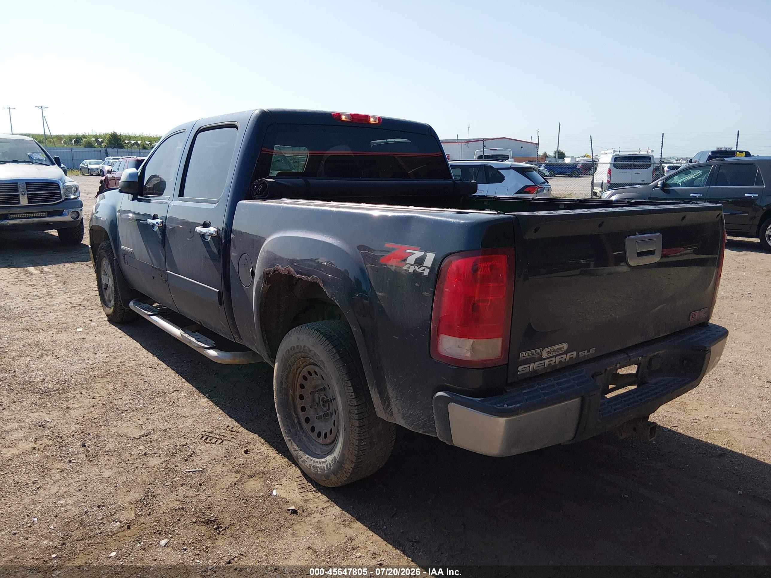 2011 Gmc Sierra 1500 Sle Blue vin: 3GTP2VE34BG104370