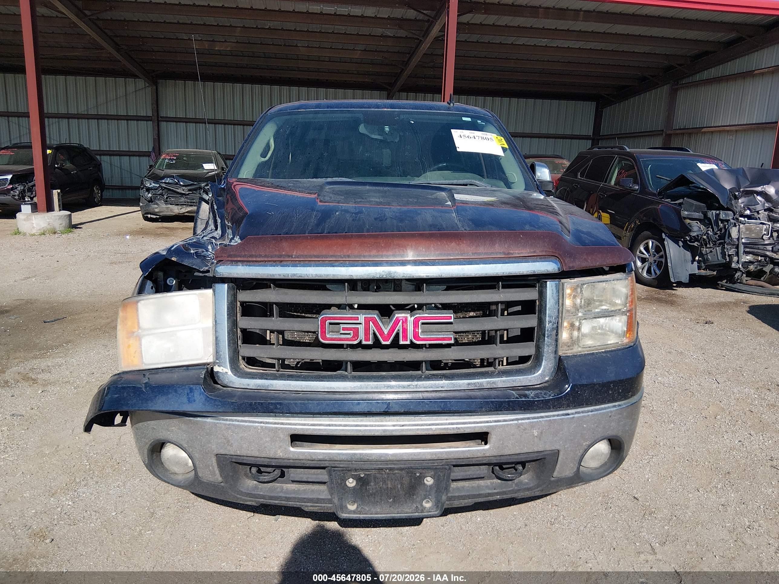 2011 Gmc Sierra 1500 Sle Blue vin: 3GTP2VE34BG104370